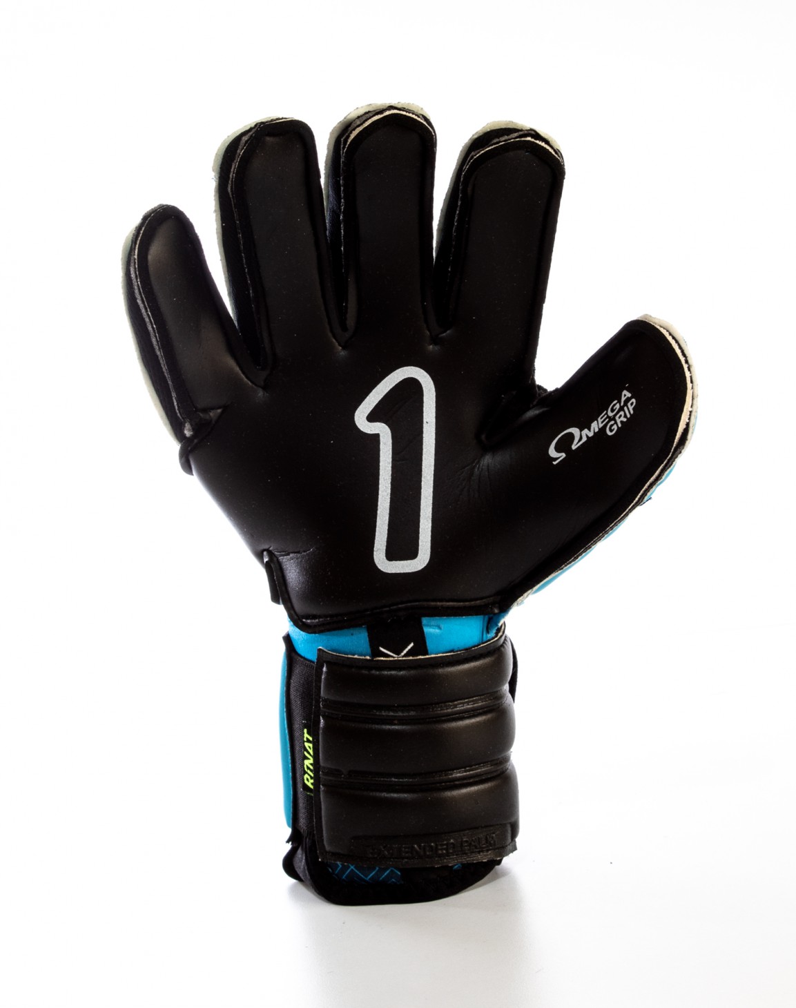 Guantes Rinat Kancerbero Quantum Pro Azul Negro Golero Sport