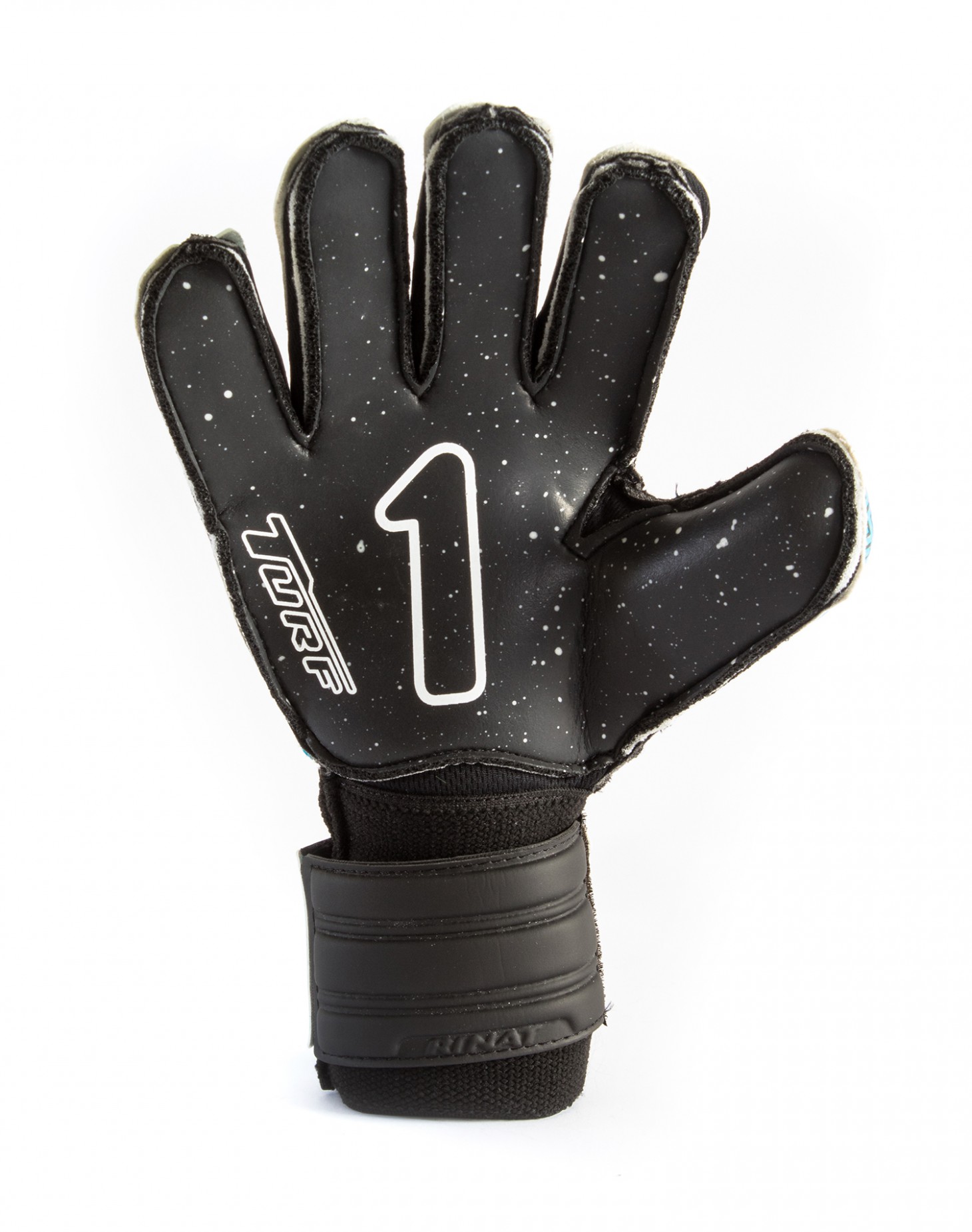 Guantes Rinat Kancerbero Quantum Spine Turf Infantil Negro Azul