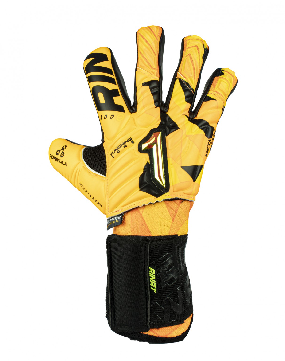 Guantes De Portero Rinat Meta Tactik GK Pro Naranja Golero Sport