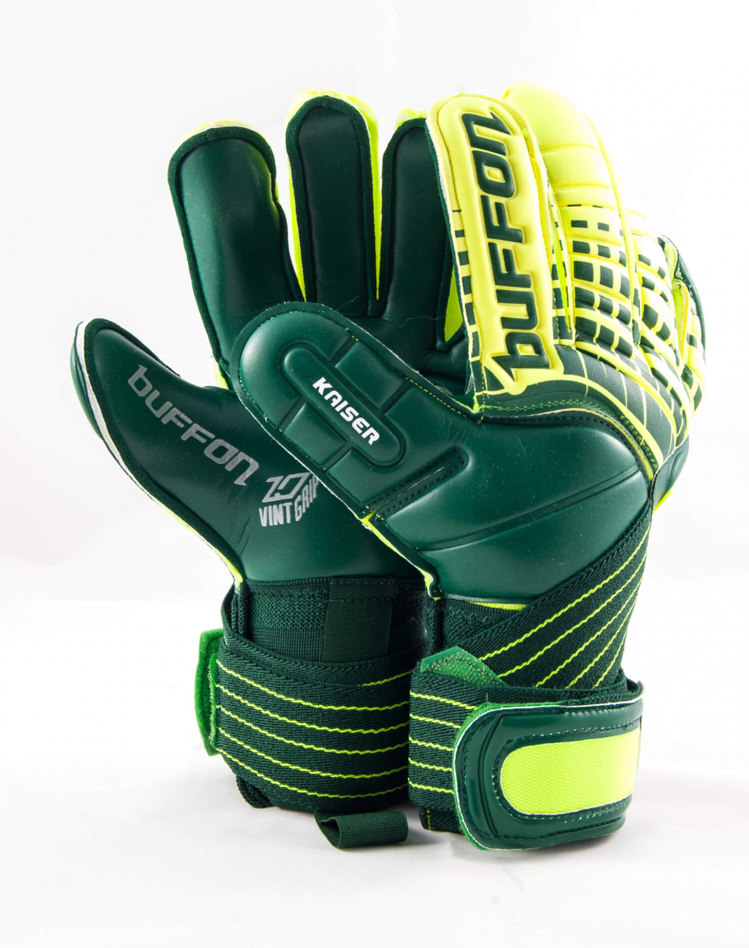 Guantes Buffon Kaiser Verde - Neón