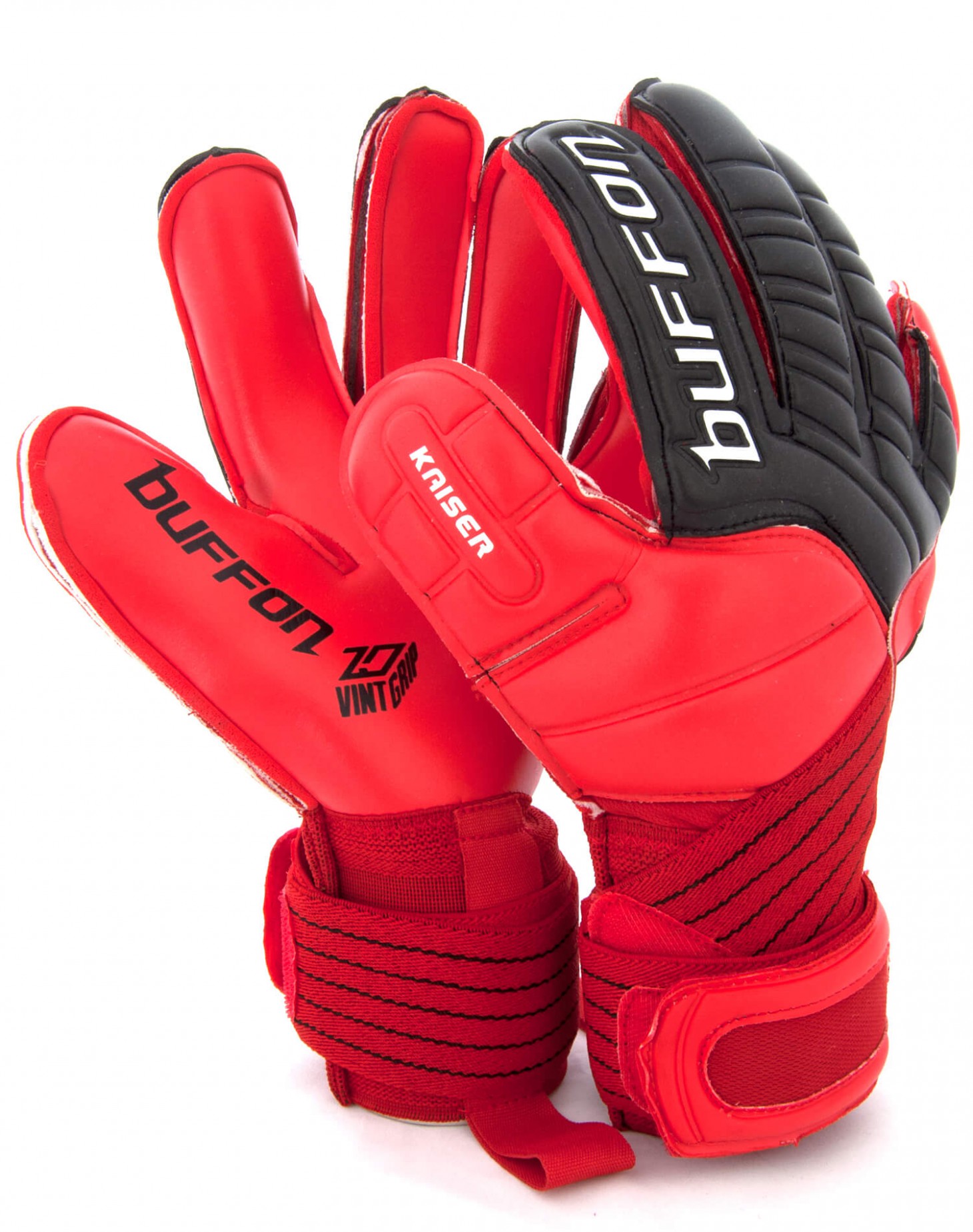 Guantes Buffon Kaiser Rojo - Negro