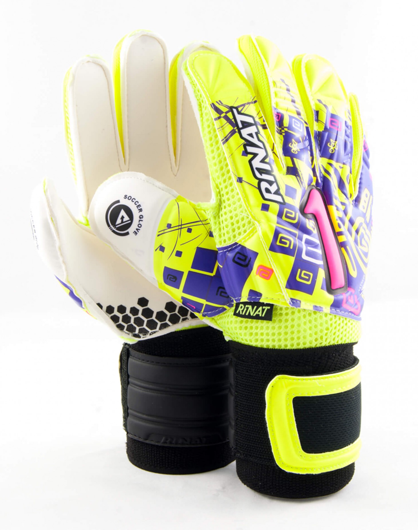Guantes Rinat Asimetrik Infantil Neón - Morado
