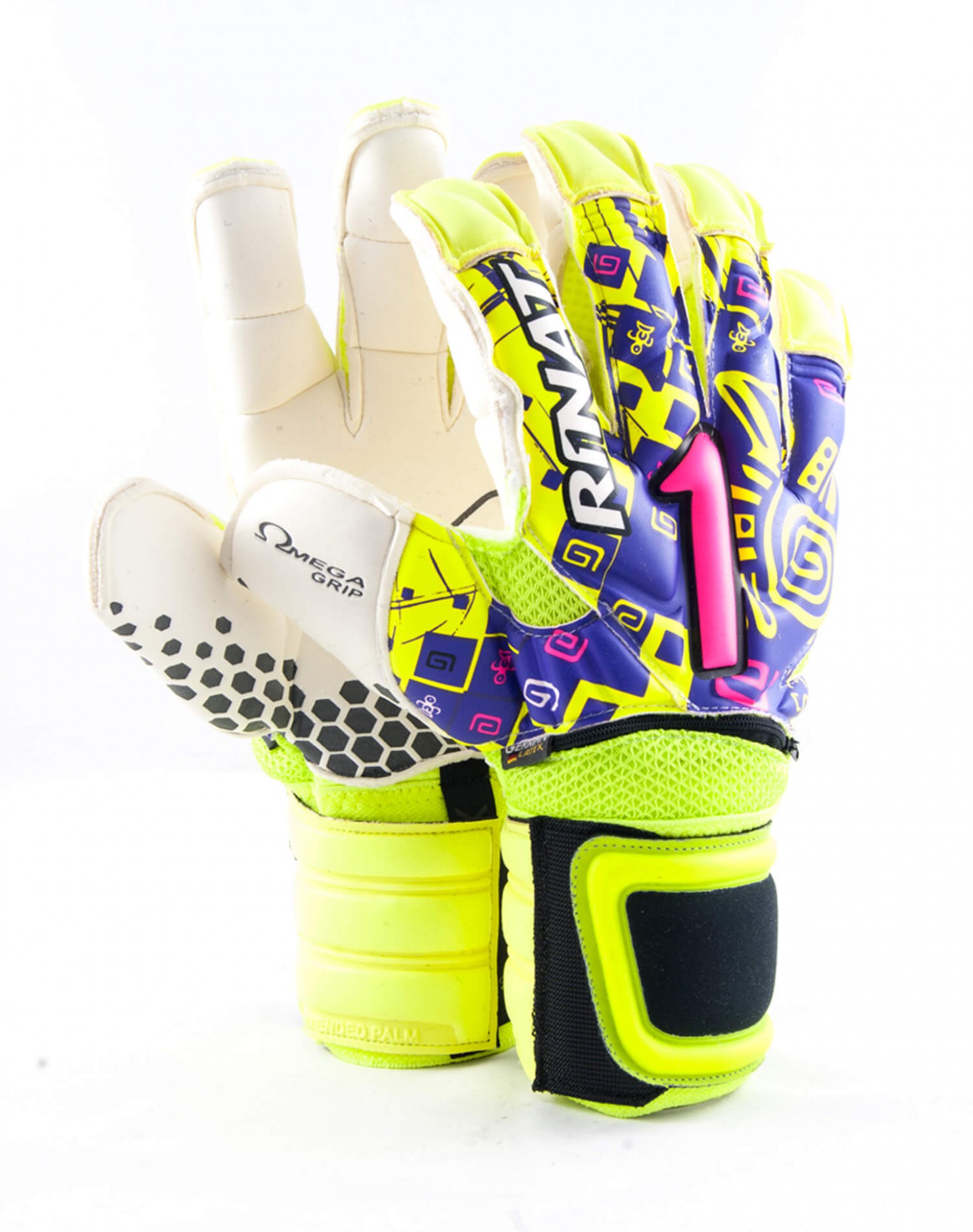 Guantes Rinat Asimetrik Spines Pro Neón - Morado