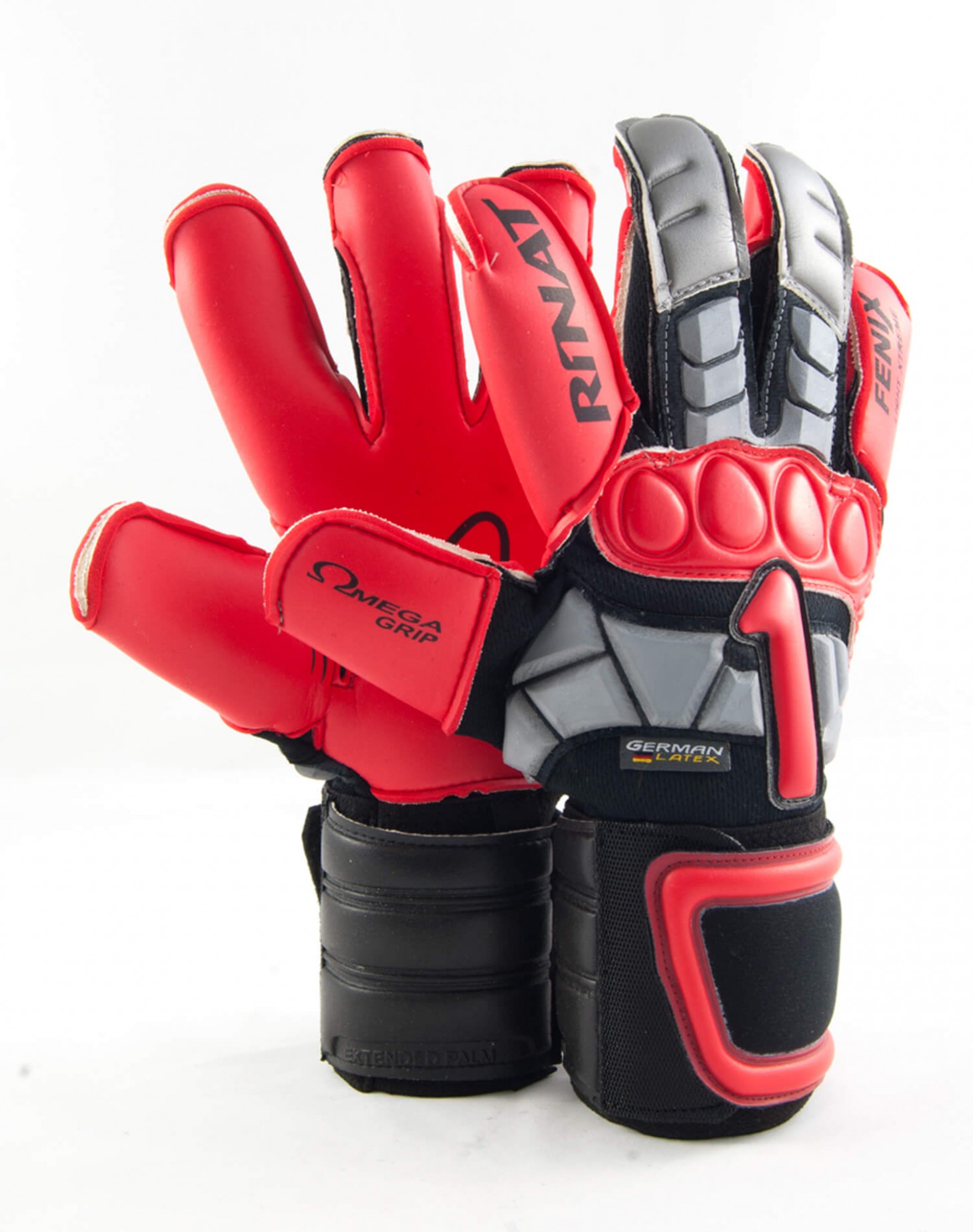 Guantes Rinat Fenix NRG Pro Rojo - Gris