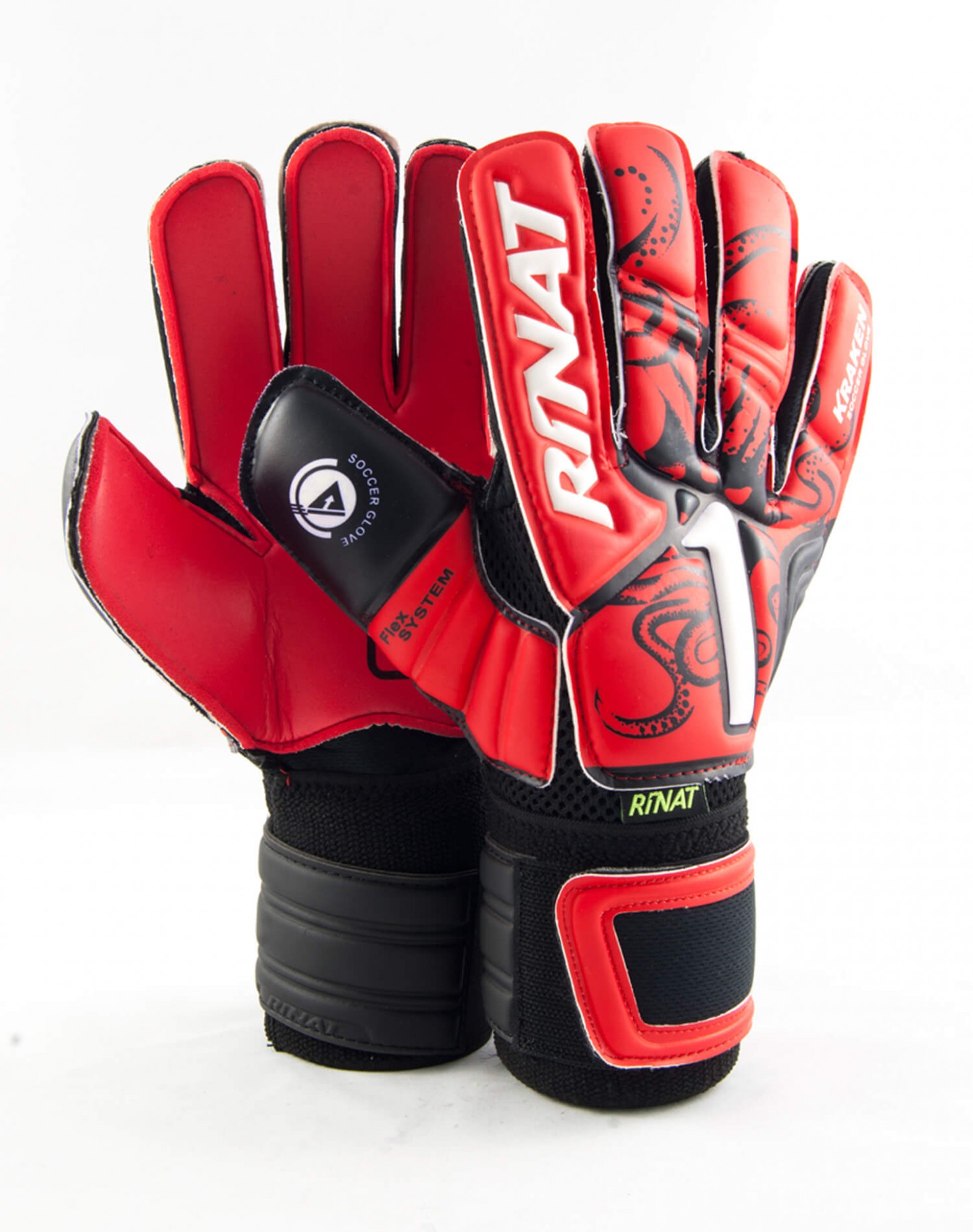 Guantes Rinat Kraken Semi Rojo - Negro