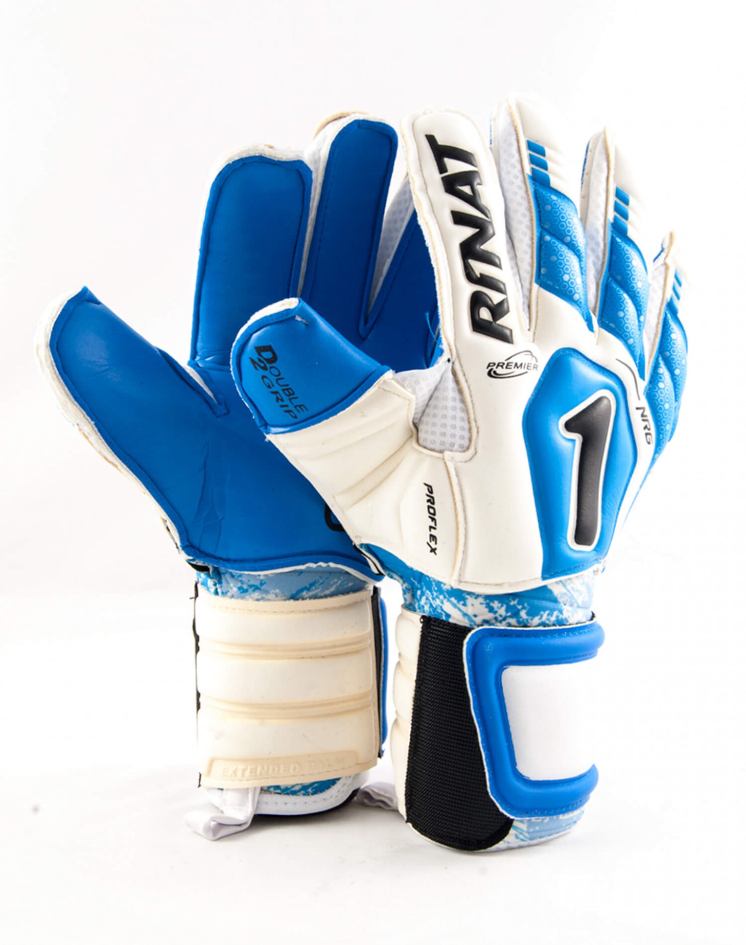 Guantes Rinat Uno Premier NRG Spines Pro Azul - Blanco