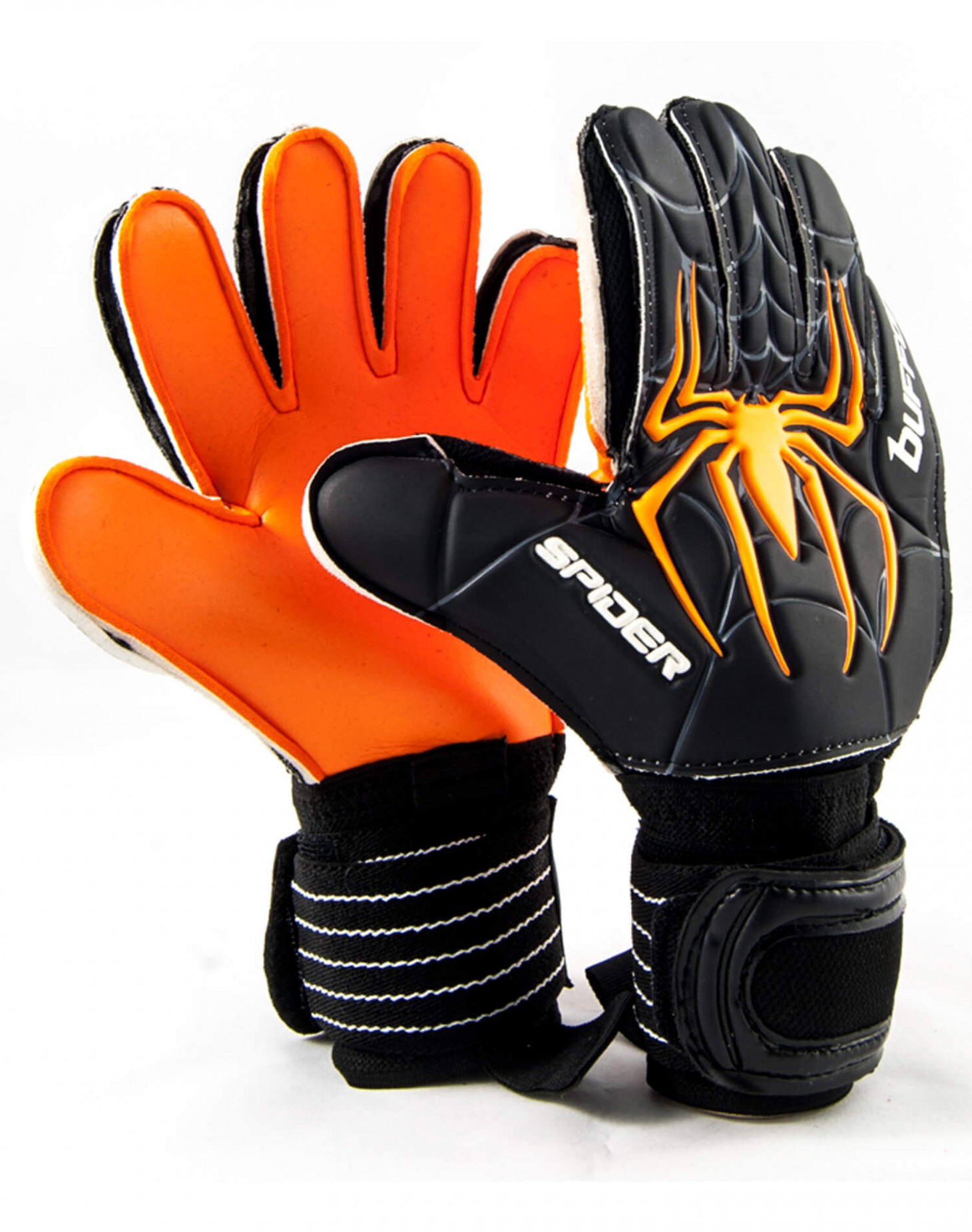 Guantes Buffon Spider Infantil Naranja - Negro