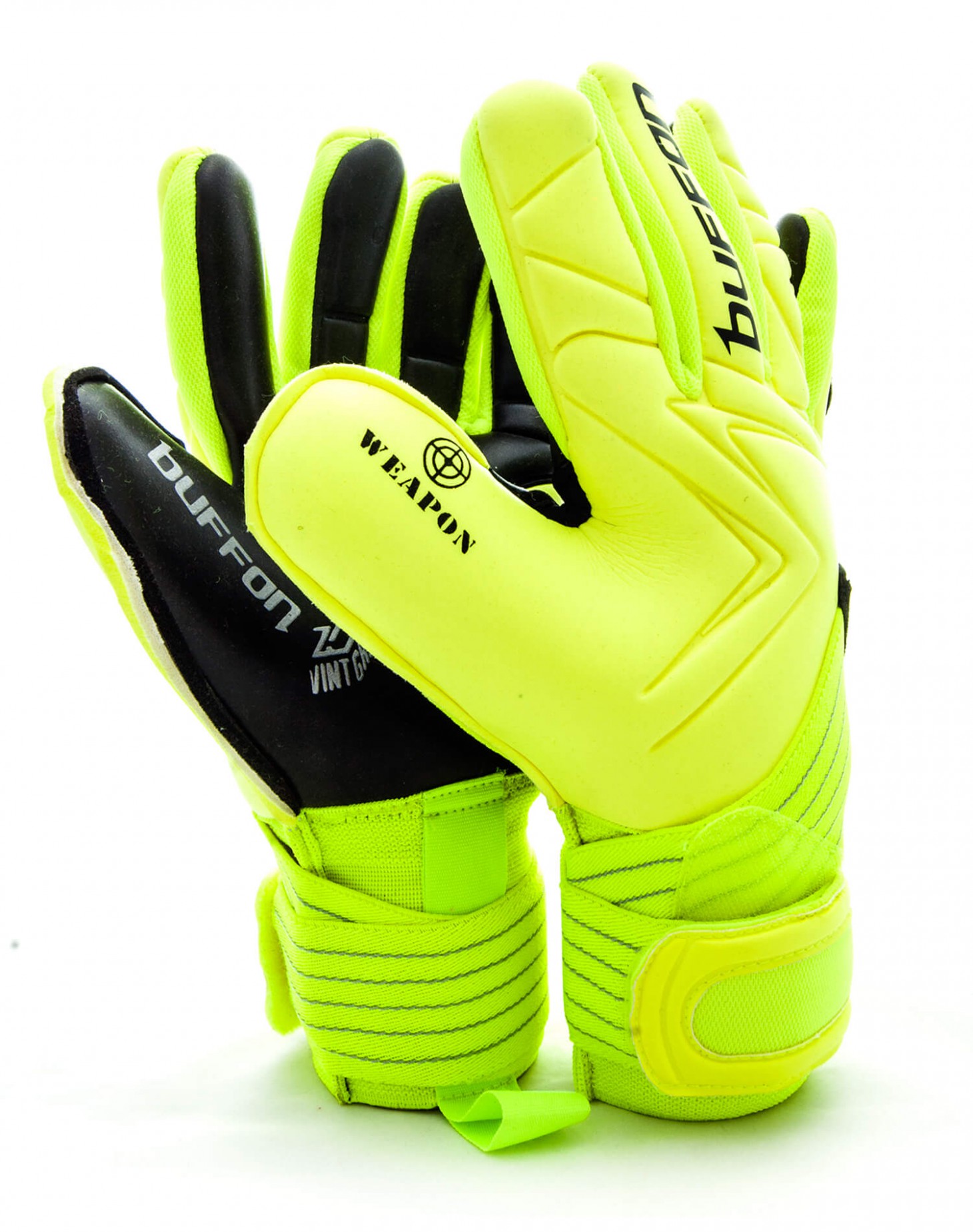 Guantes Buffon Weapon Negro - Neón
