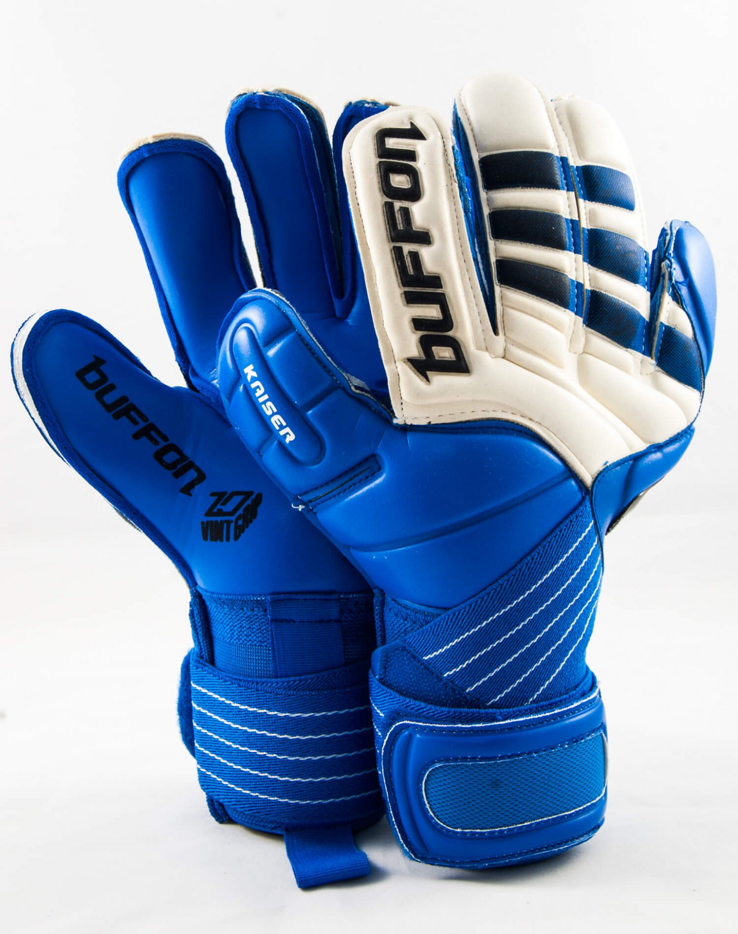 Guantes Buffon Kaiser Azul - Blanco
