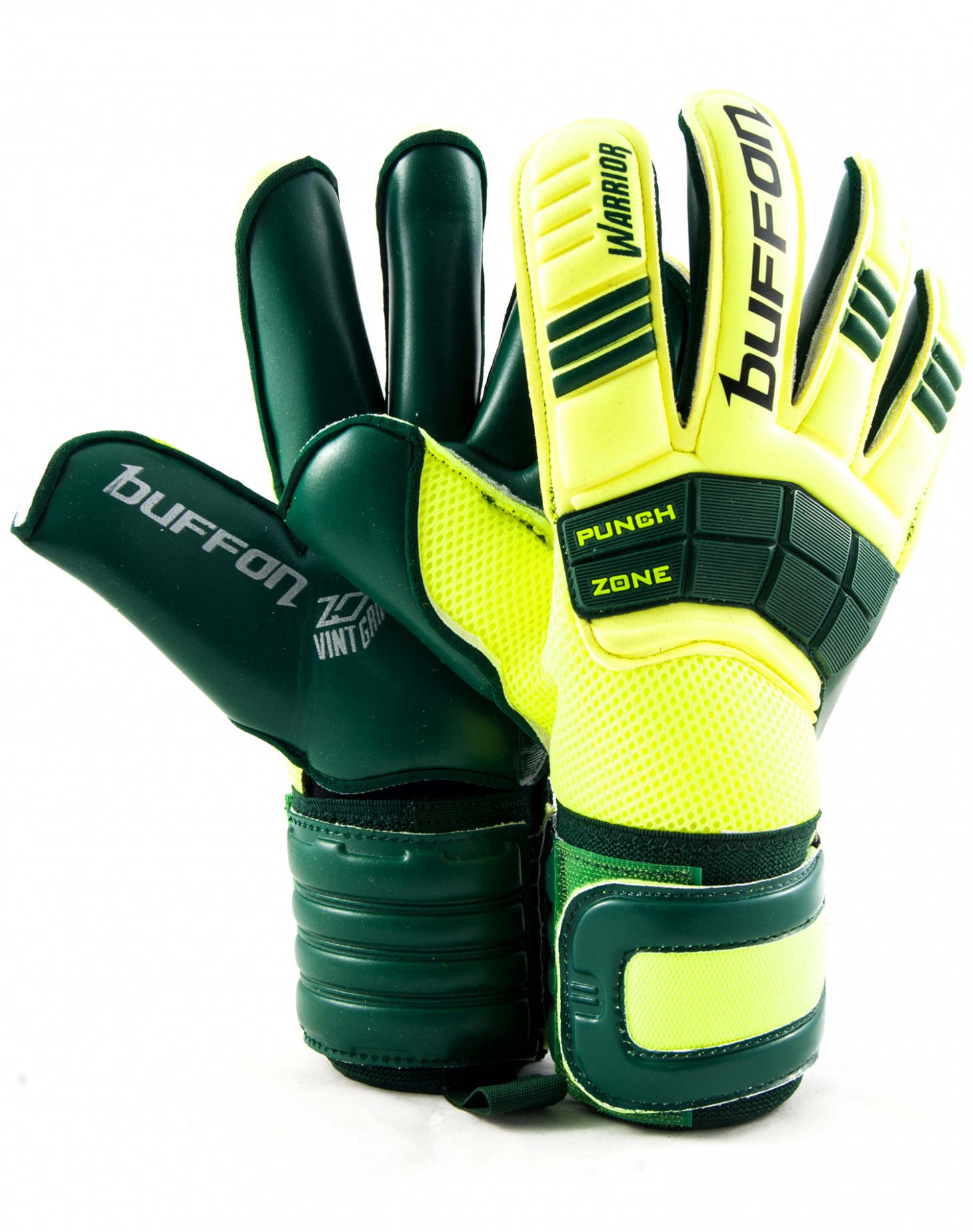 Guantes Buffon Warrior Neón - Verde