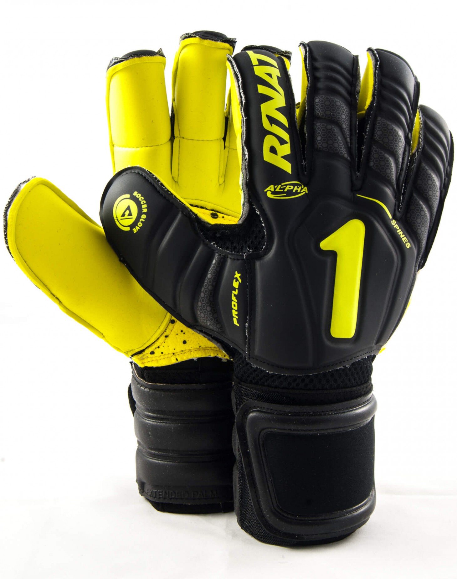 Guantes Rinat Uno Alpha Spine Amarillo - Negro