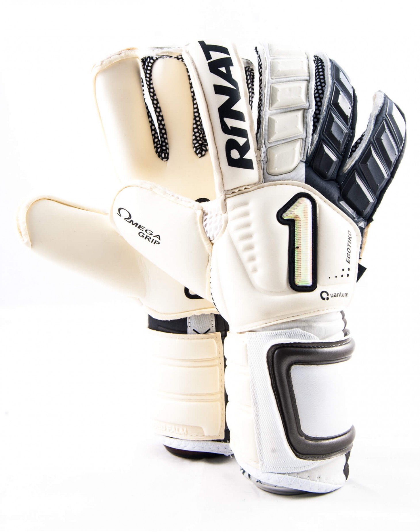 Guantes Rinat Egotiko Quantum Pro Blanco - Gris