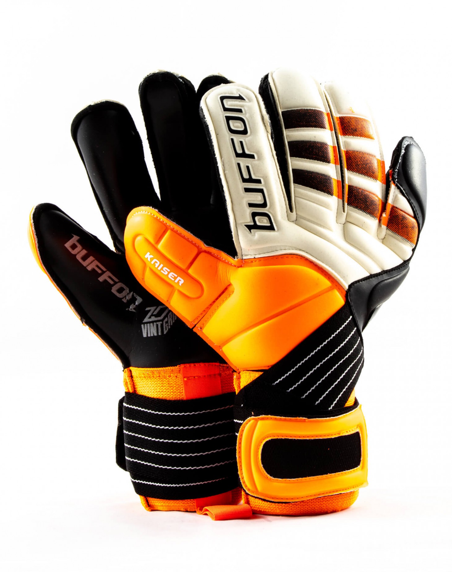 Guantes Buffon Kaiser Naranja - Negro