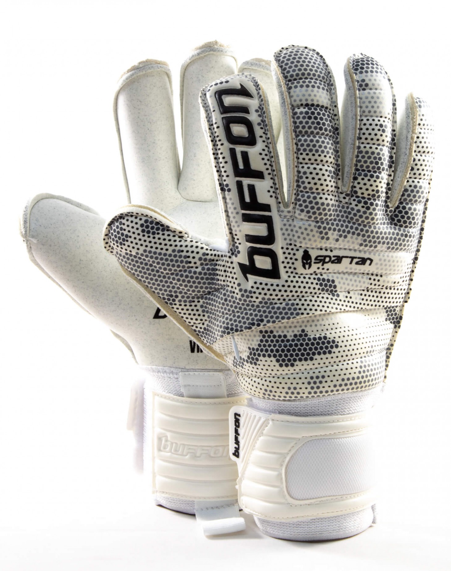 Guantes Buffon Spartan (Varillas) Blanco - Gris