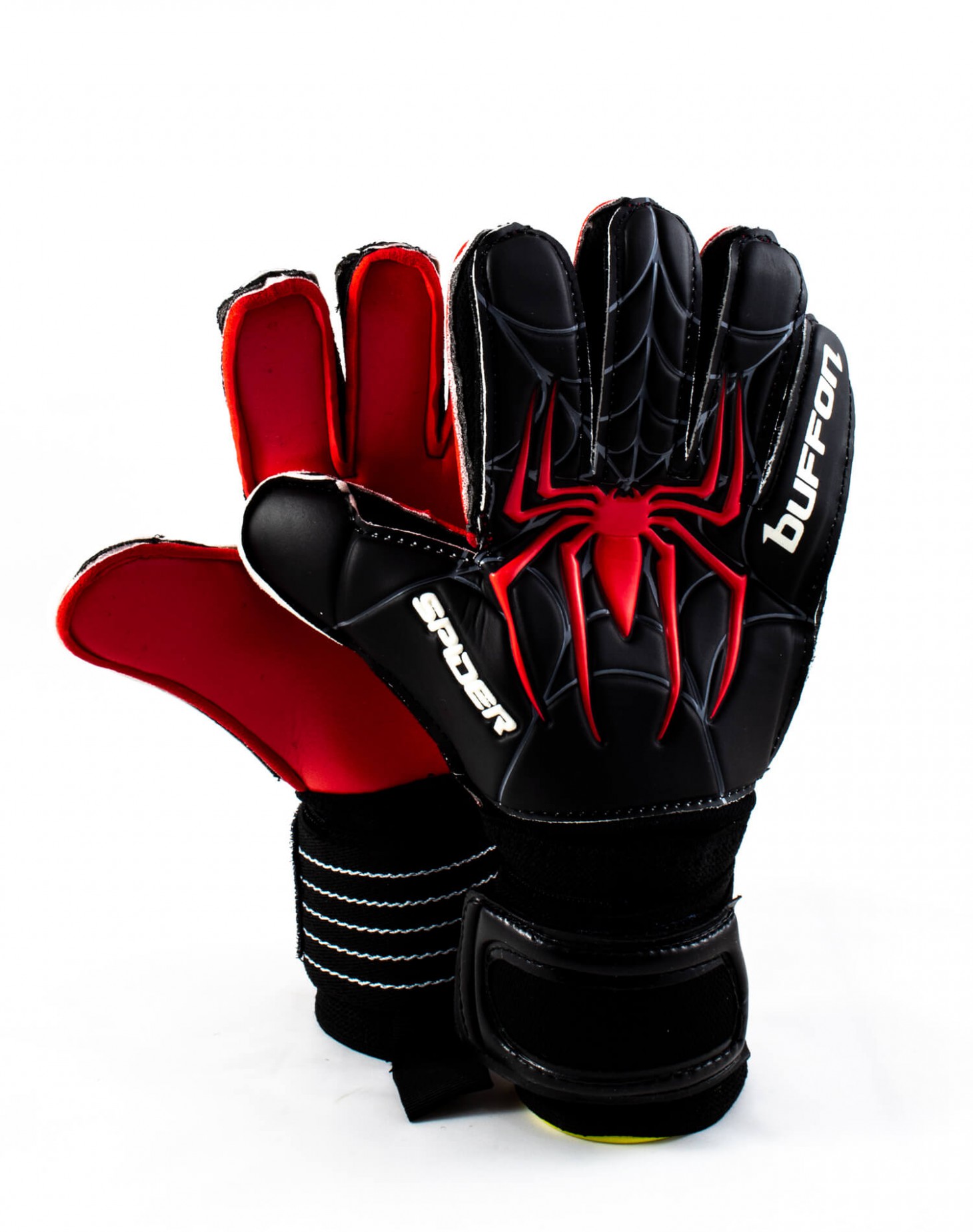 Guantes Buffon Spider Infantil Rojo - Negro