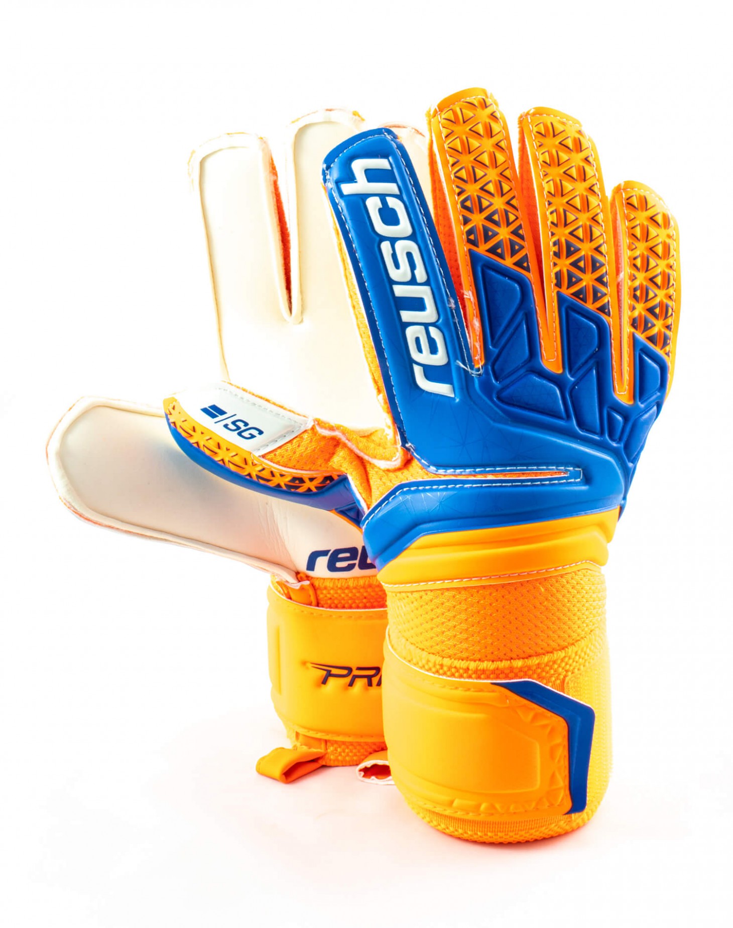 Guantes Reusch Prisma SD Easy Fit Junior Naranja - Azul