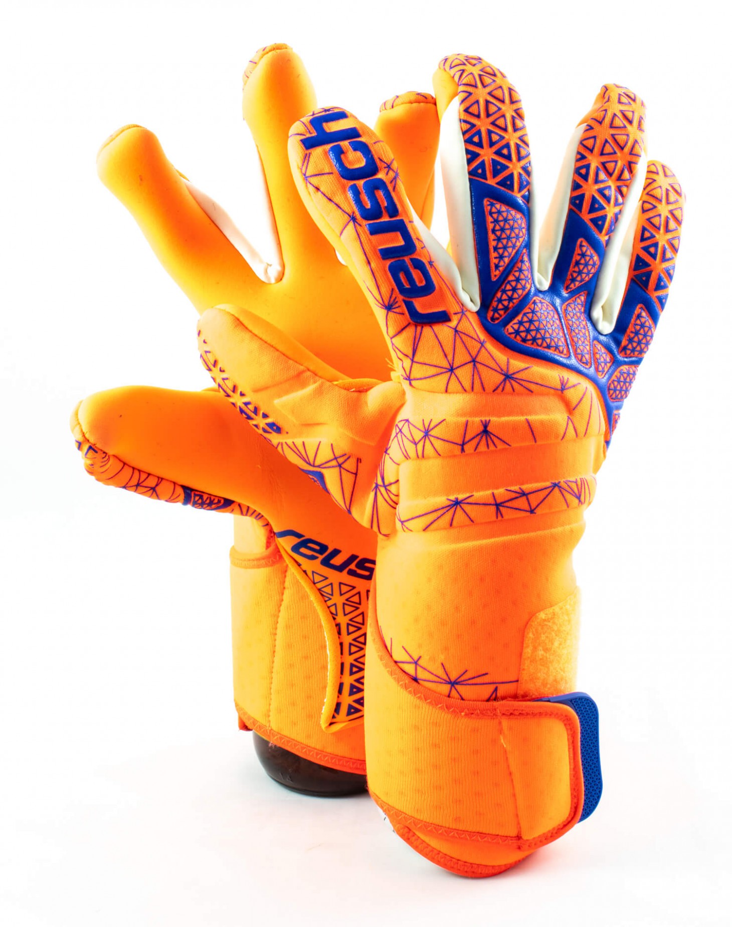 Guantes Reusch Pure Contac G3 Naranja - Azul