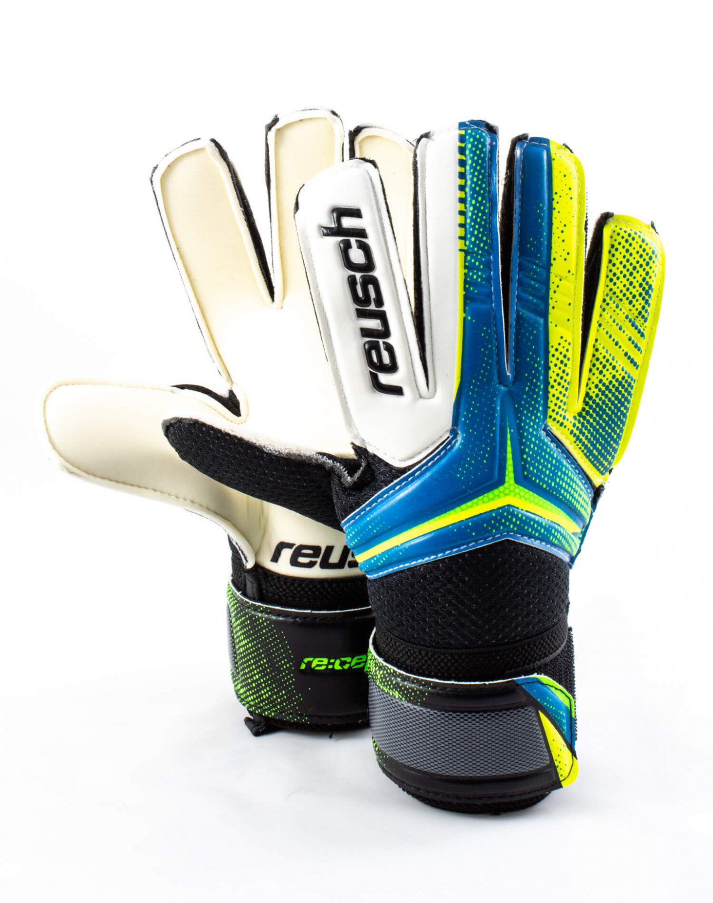 Guantes Reusch Re:ceptor Junior Azul - Amarillo