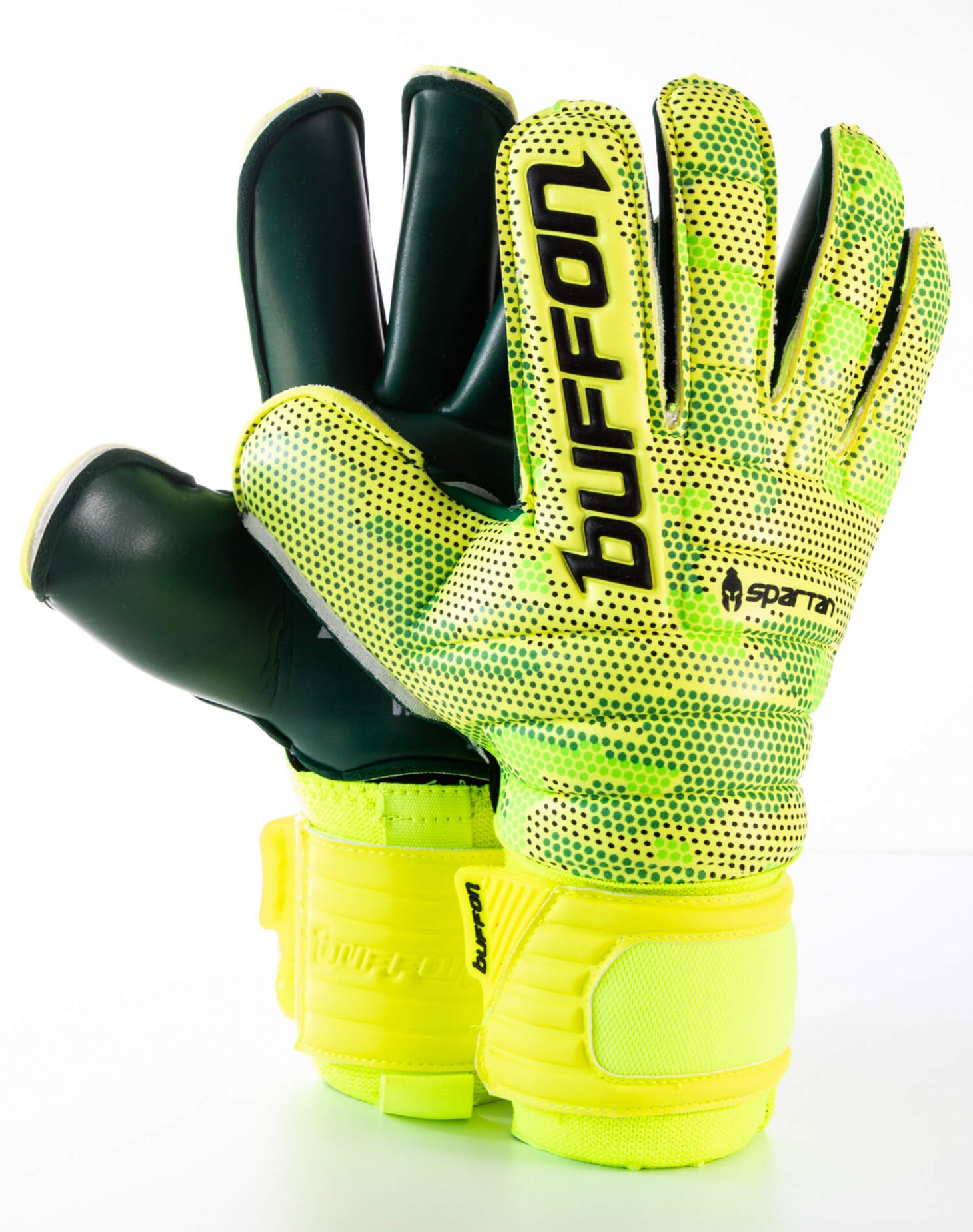 Guantes Buffon Spartan Pro Neón - Verde - Verde
