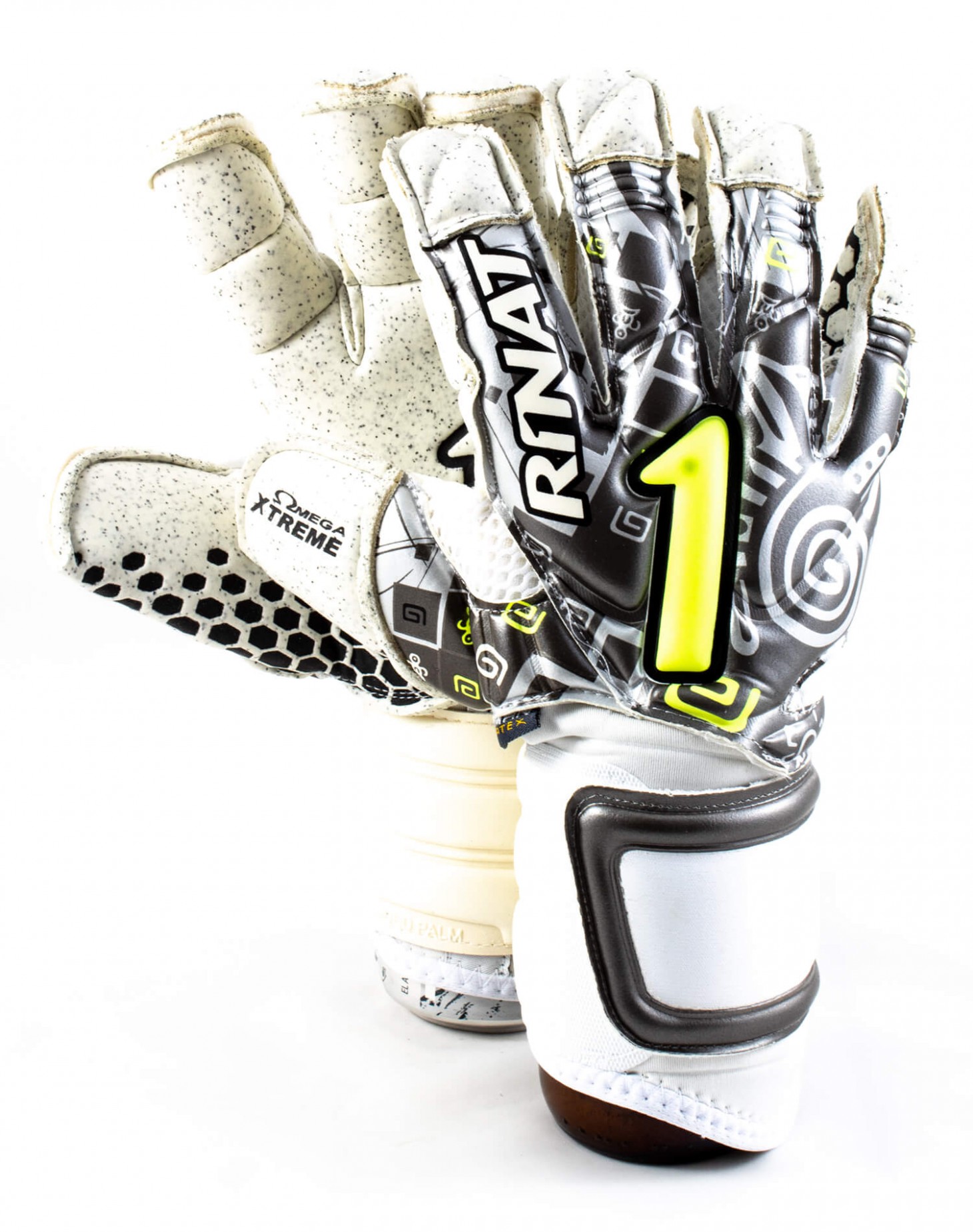 Guantes Rinat Asimetrik Etnik Ox Spines Pro Blanco - Oxford - Plata