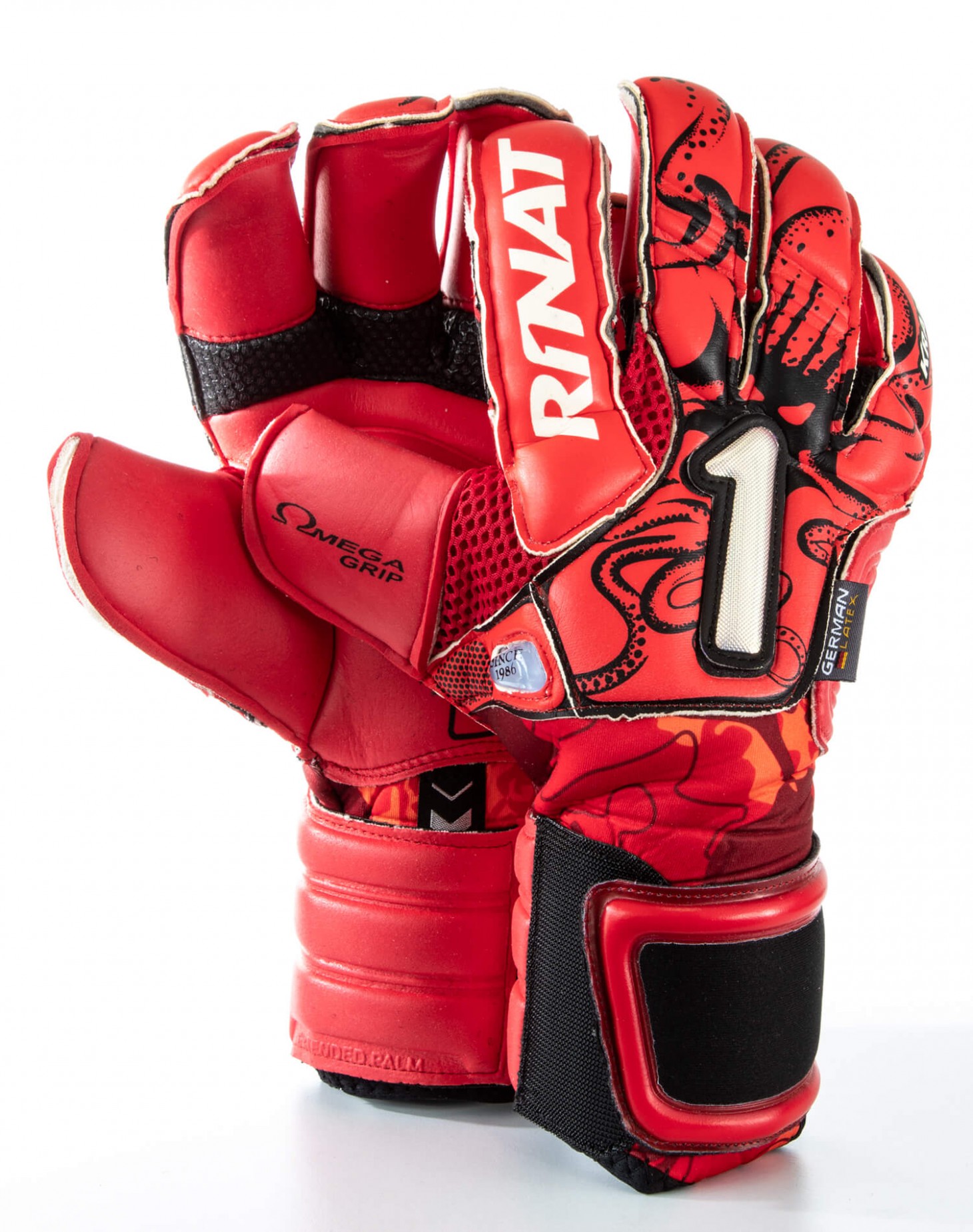 Guantes Rinat Kraken NRG Neo Pro Negro - Rojo
