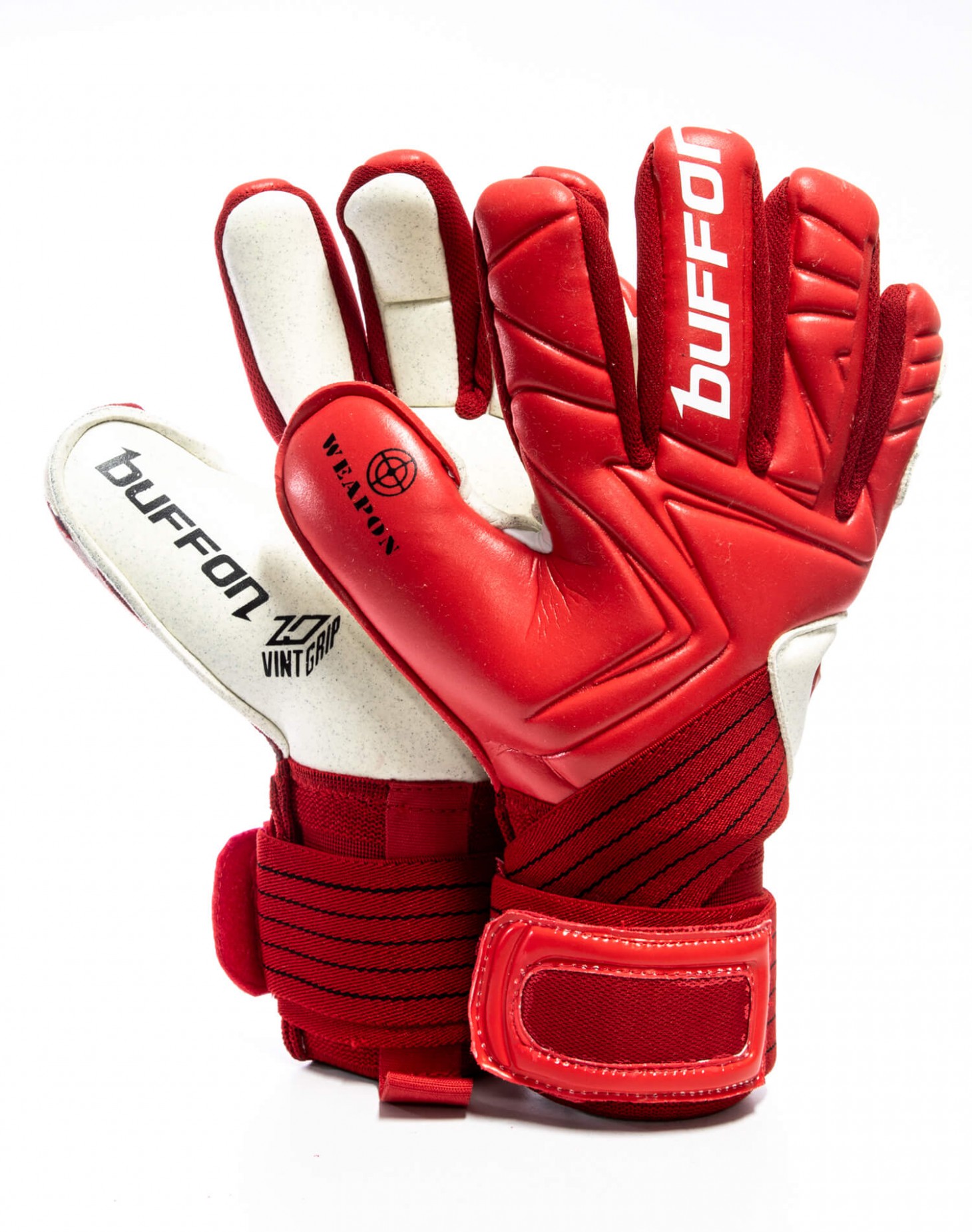 Guantes Buffon Weapon Rojo - Blanco