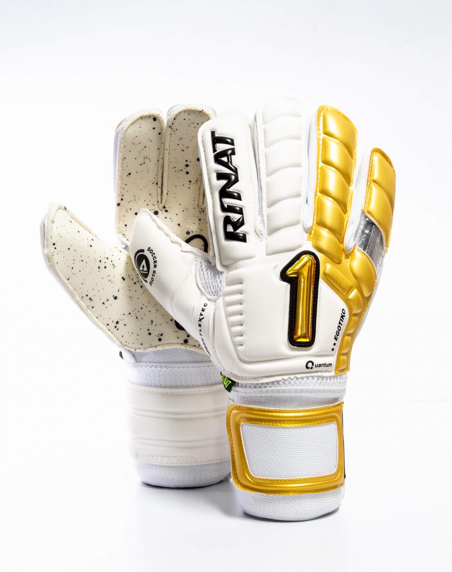 Guantes Rinat Egotiko Quantum Spine Turf Gold Edition Infantil