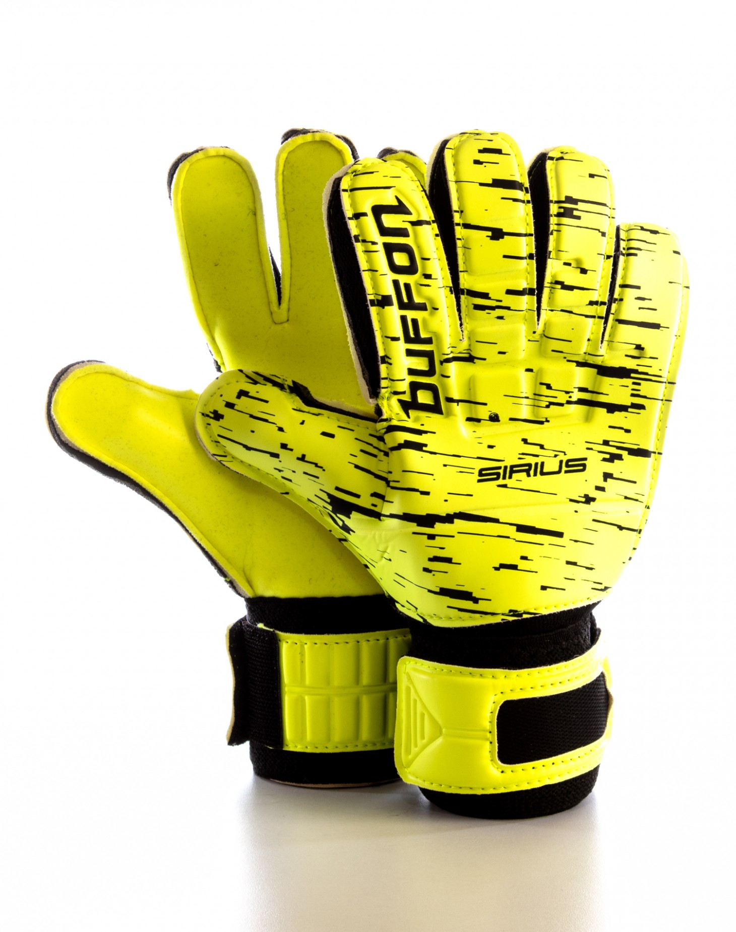 Guantes Buffon Sirius Infantil Neón - Negro - Neón