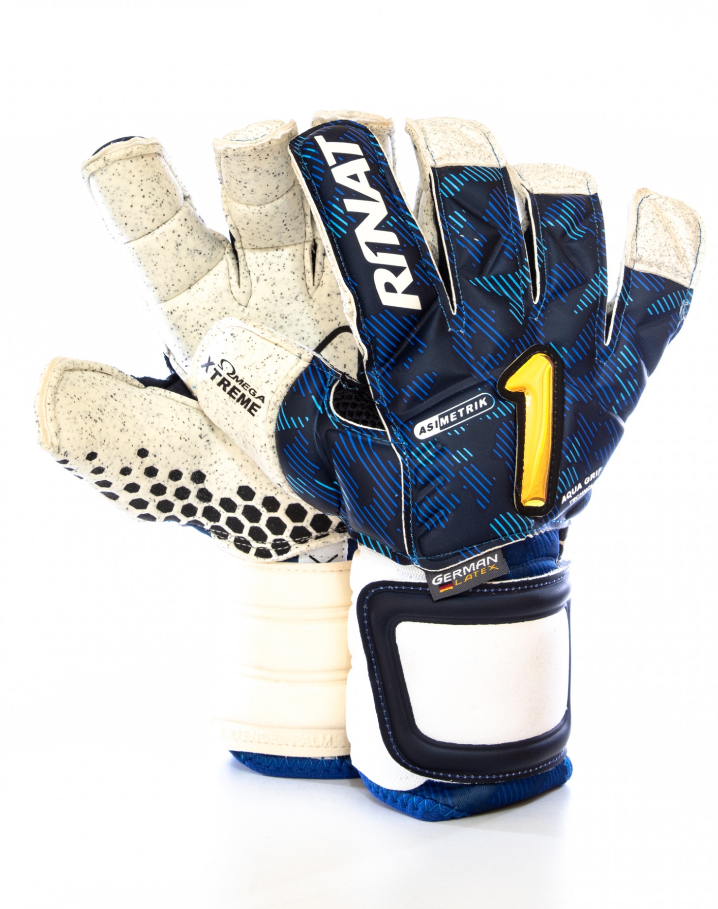 Guantes Rinat Asimetrik Hunter Pro Azul - Nacar