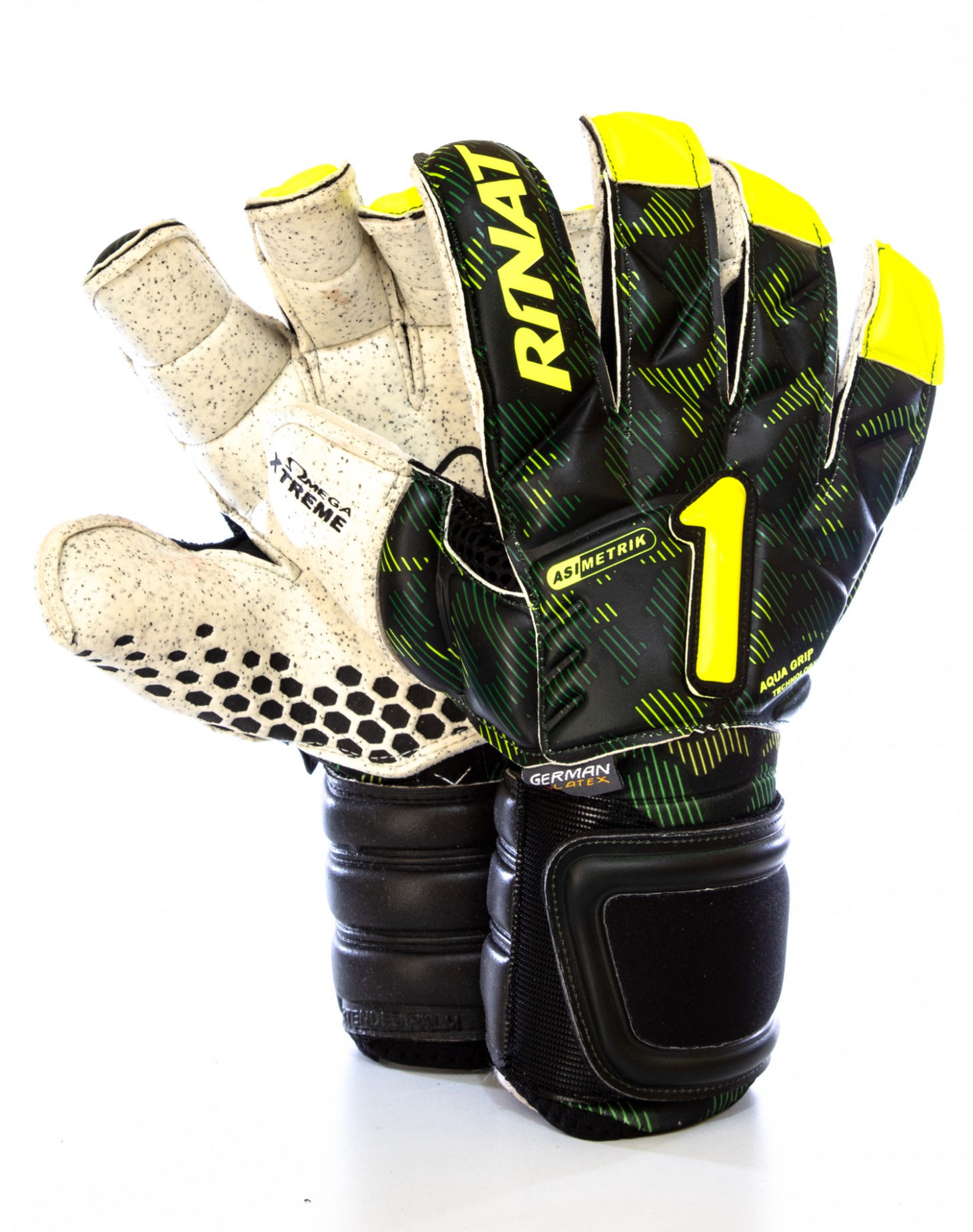 Guantes Rinat Asimetrik Hunter Pro Verde - Amarillo