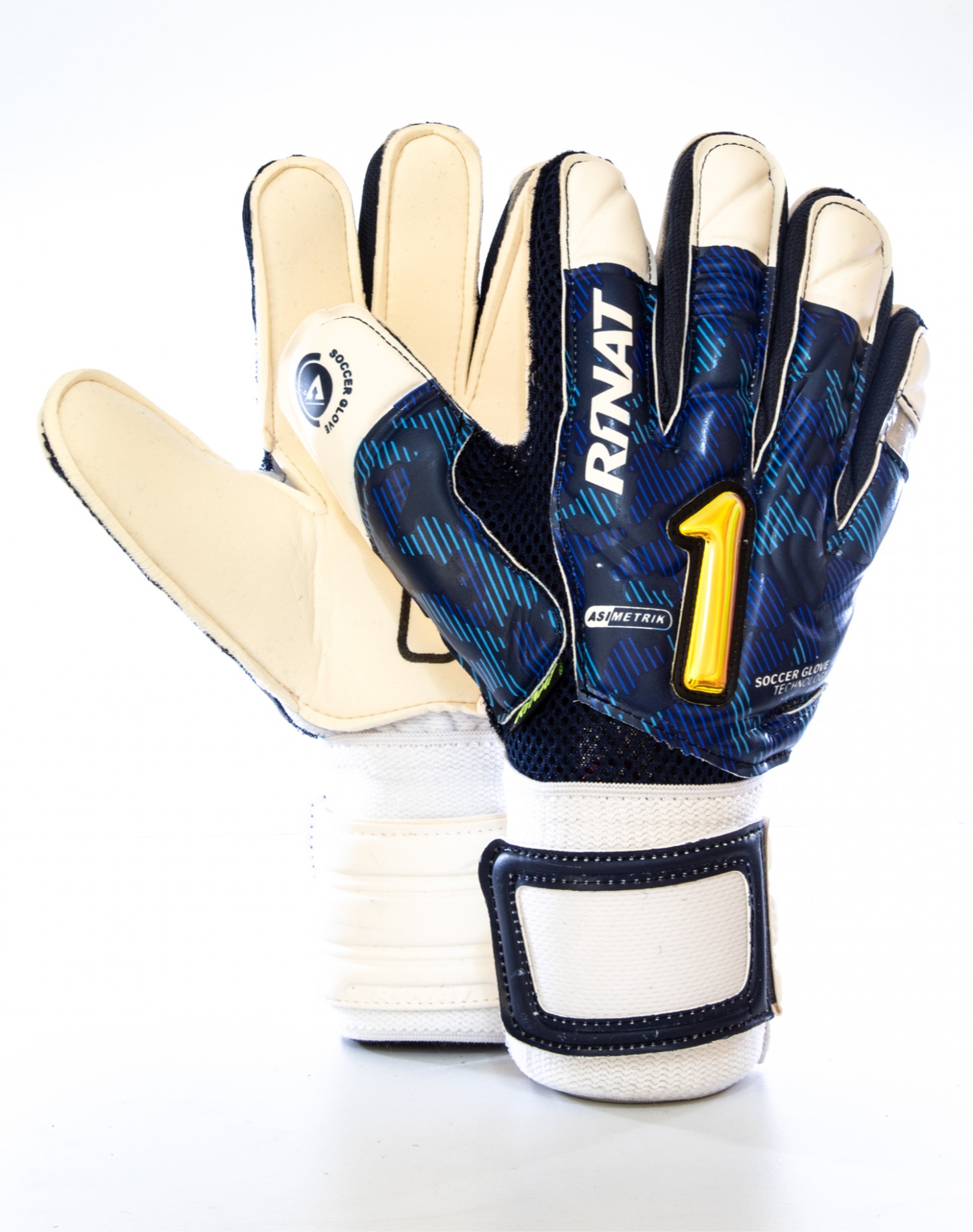 Guantes Rinat Asimetrik Hunter Spine Semi Infantil Azul - Nacar