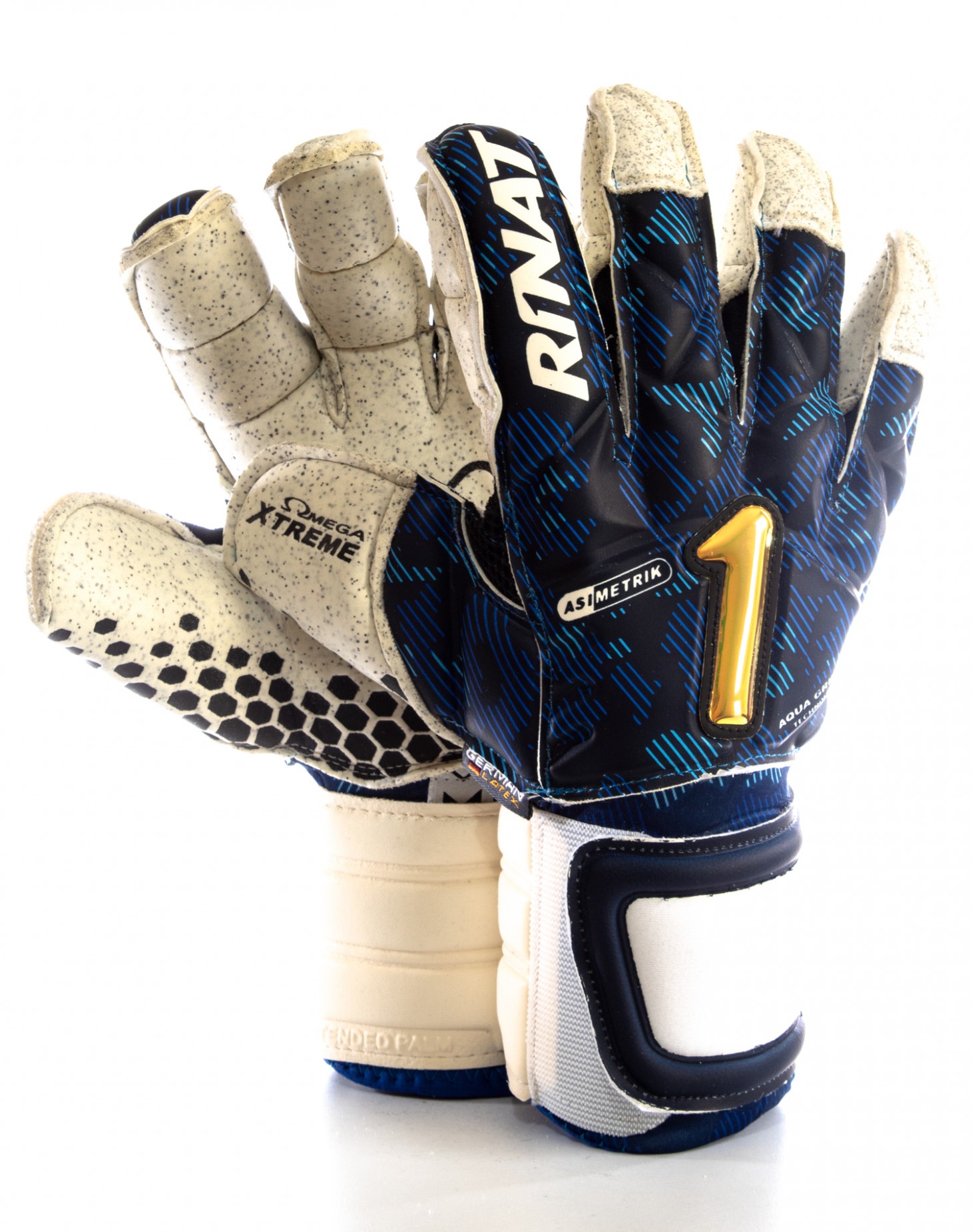 Guantes Rinat Asimetrik Hunter Spines Pro Azul - Nacar
