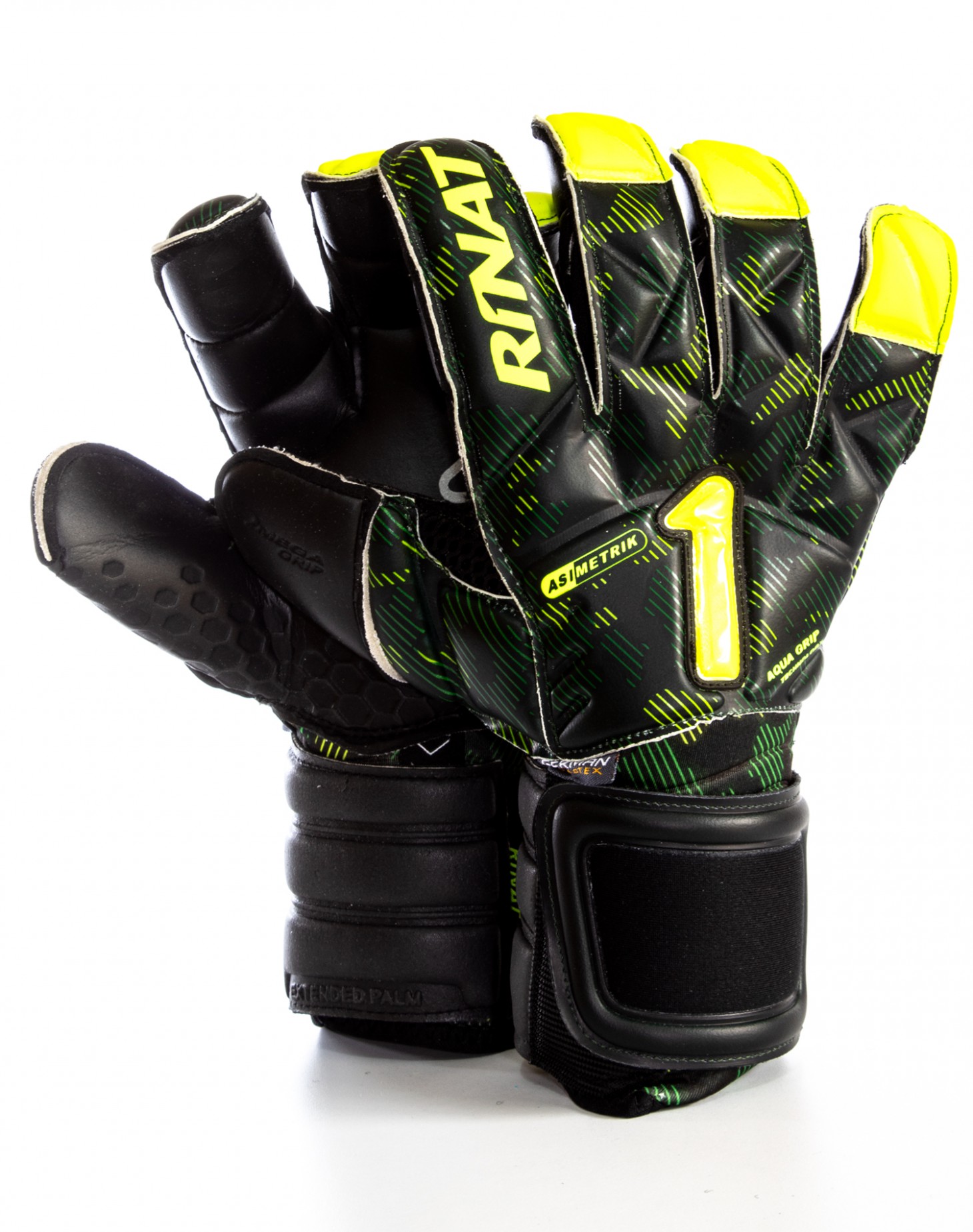 Guantes Rinat Asimetrik Hunter Pro Negro - Verde