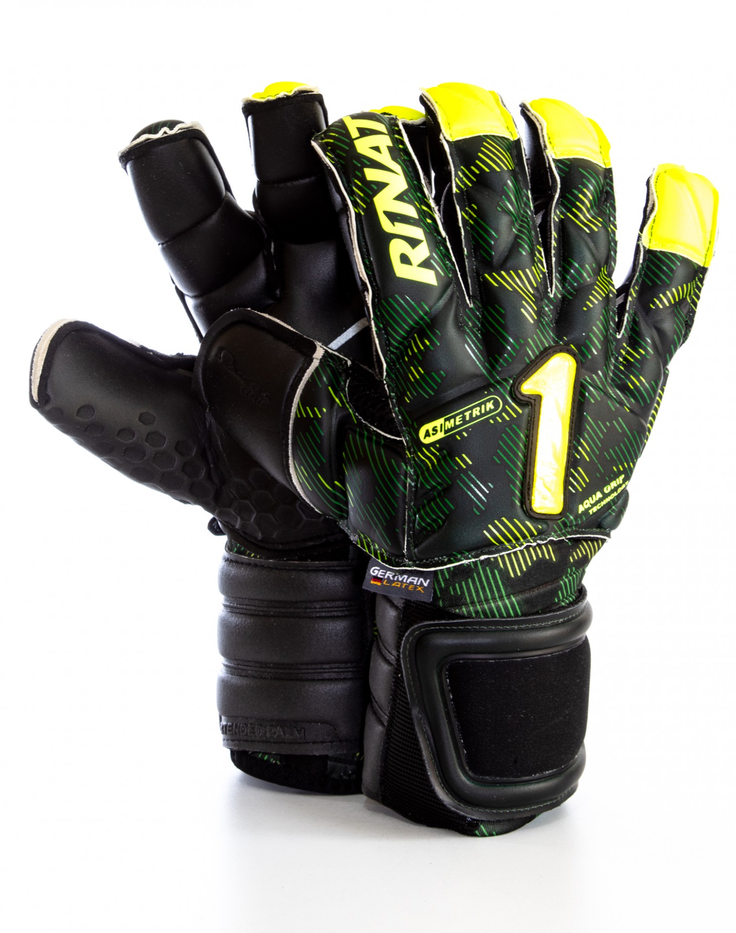 Guantes Rinat Asimetrik Hunter Spines Pro Verde - Negro