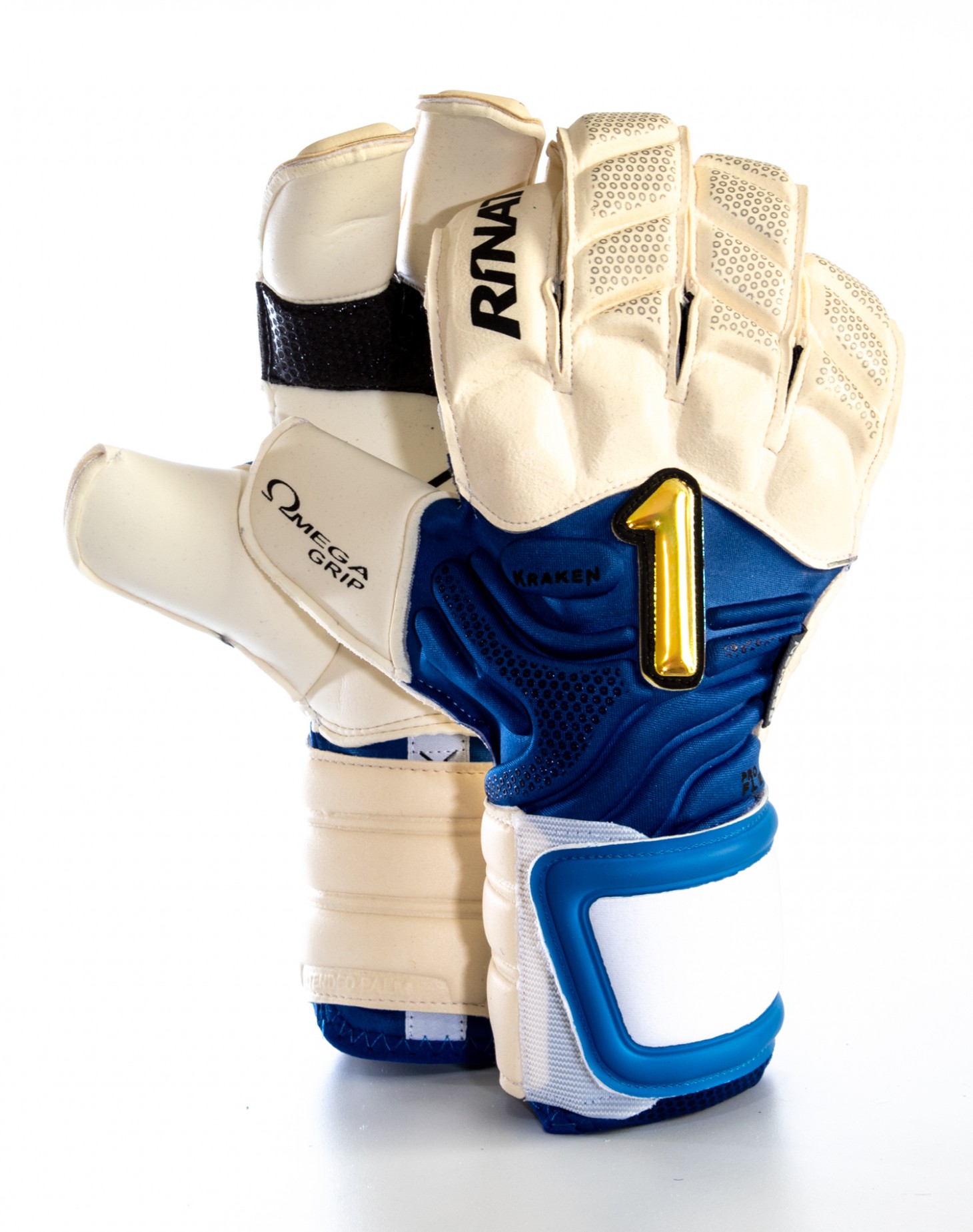 Guantes Rinat Kraken Spekter Pro Blanco - Azul