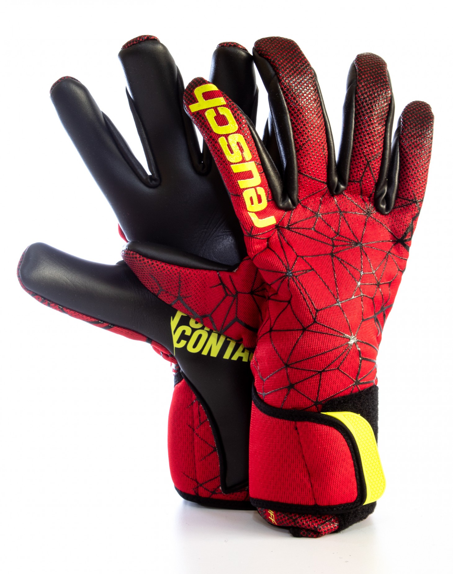 Guantes Reusch Pure Contac II R3 Negro - Rojo