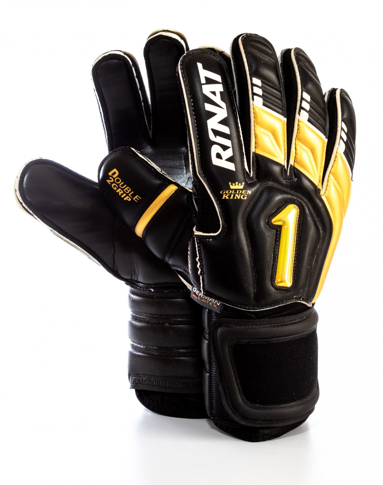 Guantes Rinat Uno Premier Pro Golden King Negro - Oro