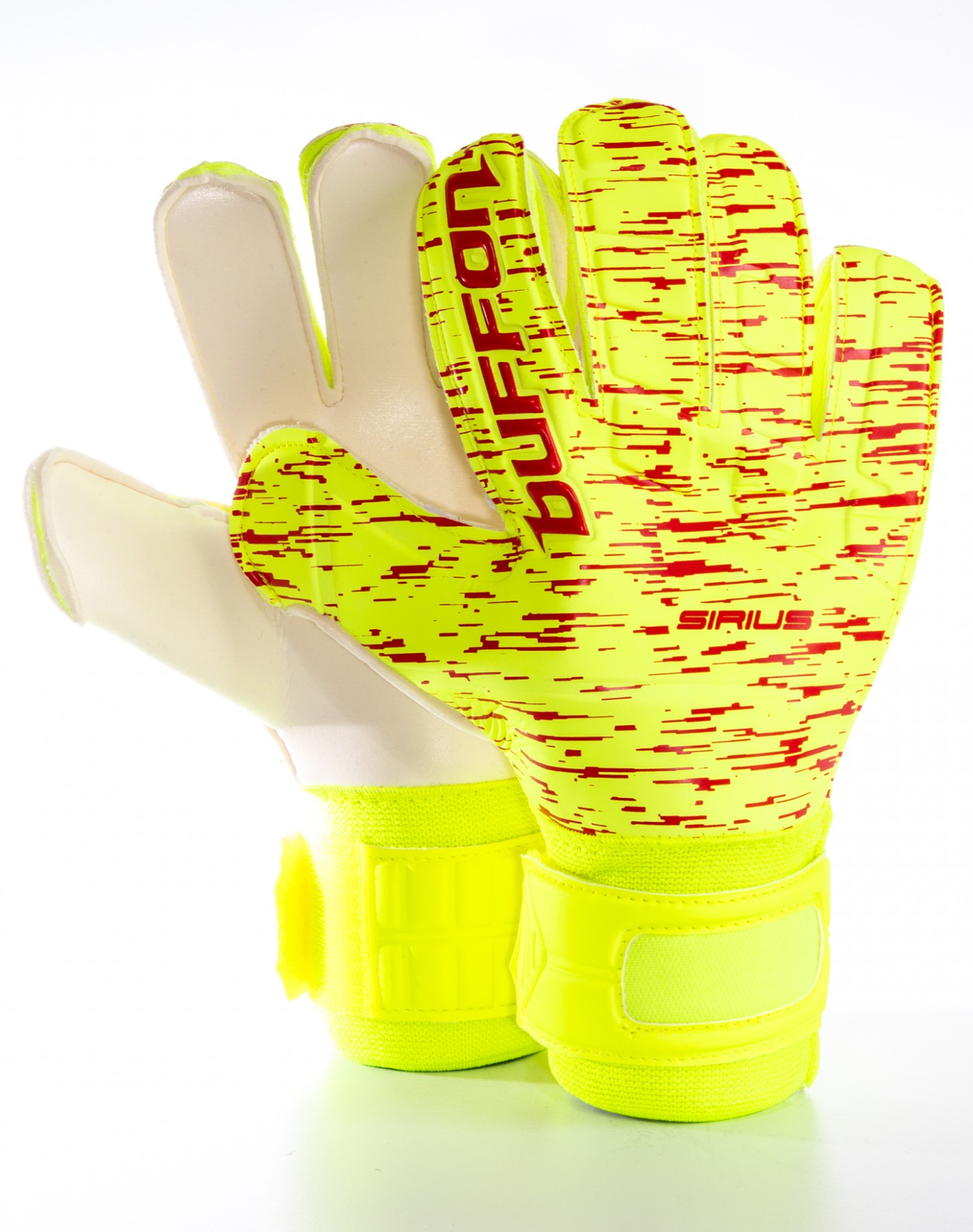 Guantes de Portero Buffon Sirius Basico Neón - Rojo