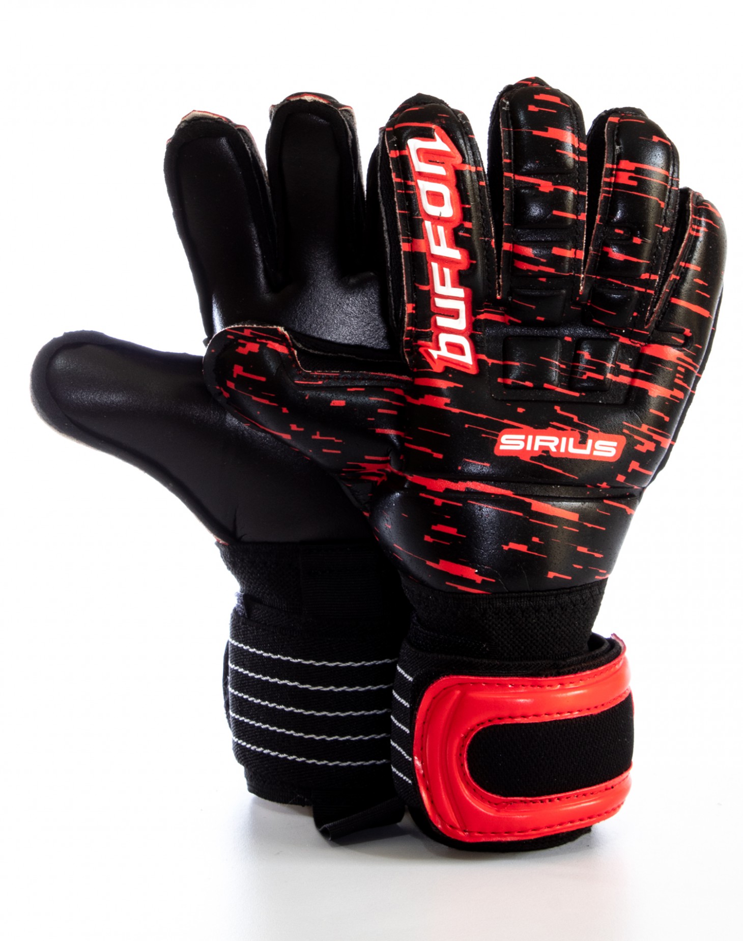 Guantes Buffon Sirius Infantil Pro Rojo - Negro