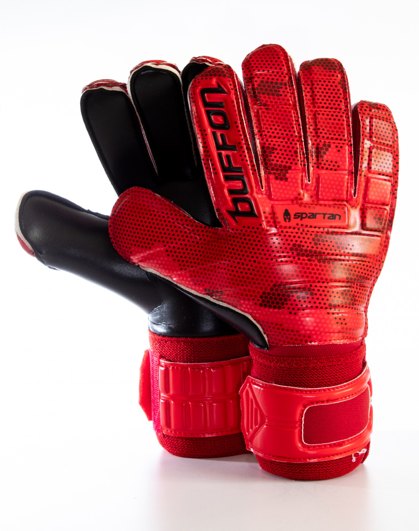 Guantes de Portero Buffon Spartan Basico Rojo - Negro