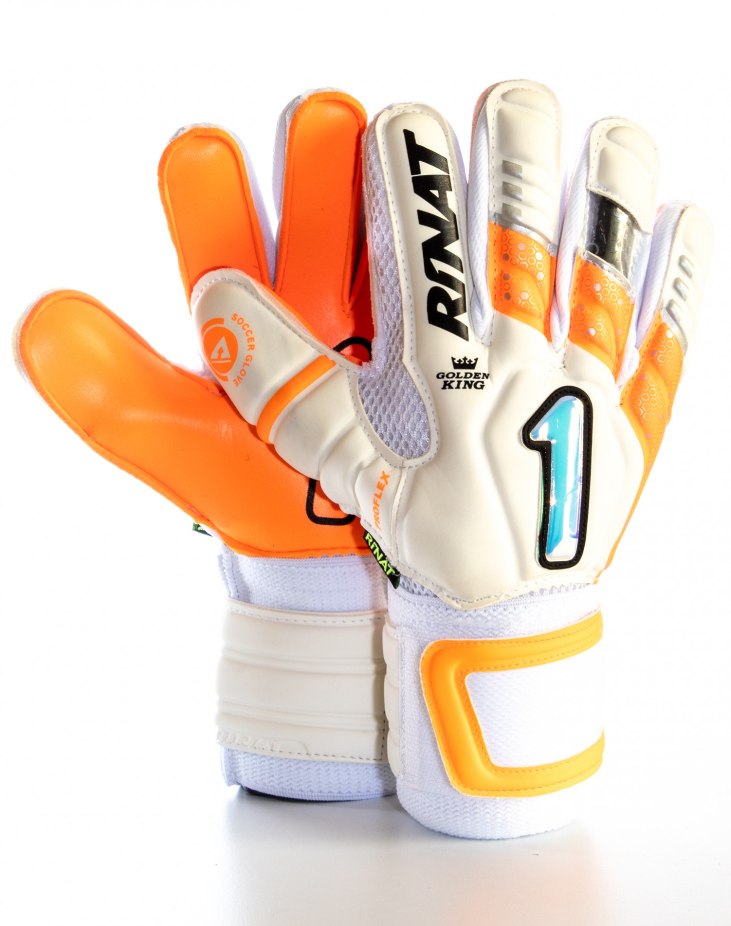 Guantes Rinat Uno Premier Golden King Spines Semi Adulto Naranja