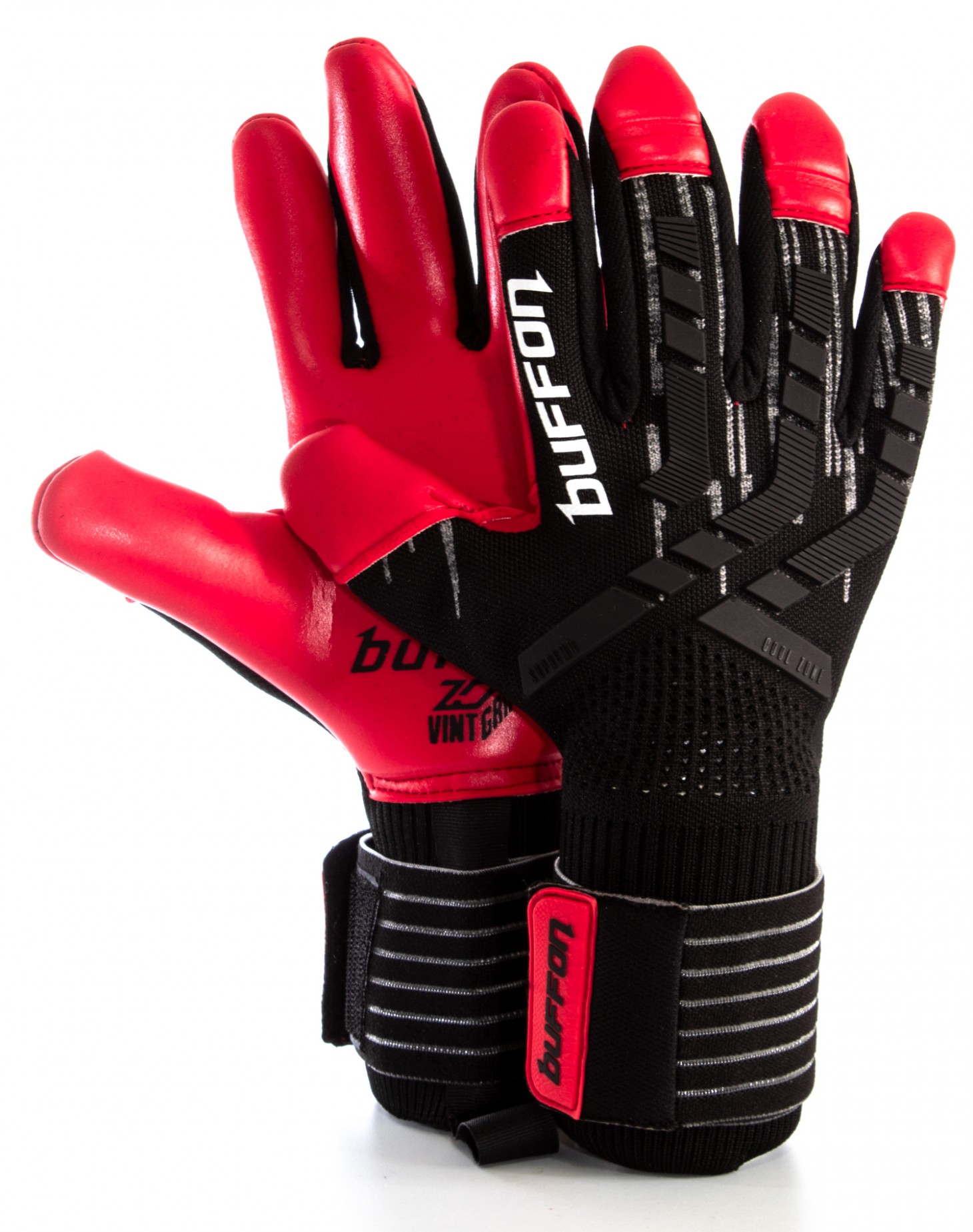 Guantes Buffon Supremo Pro Negro - Rojo