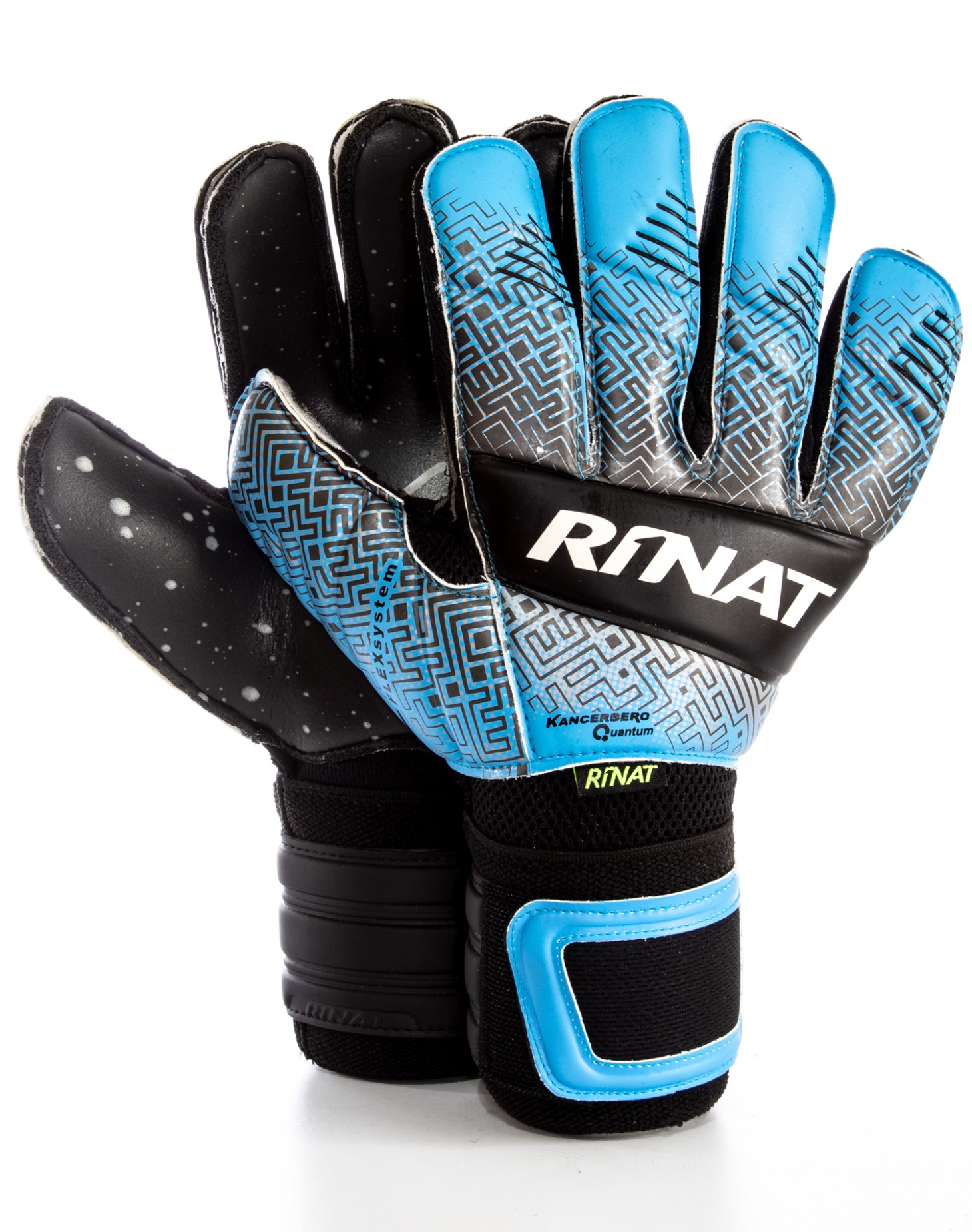 Guantes Rinat Kancerbero Quantum Turf Negro - Azul