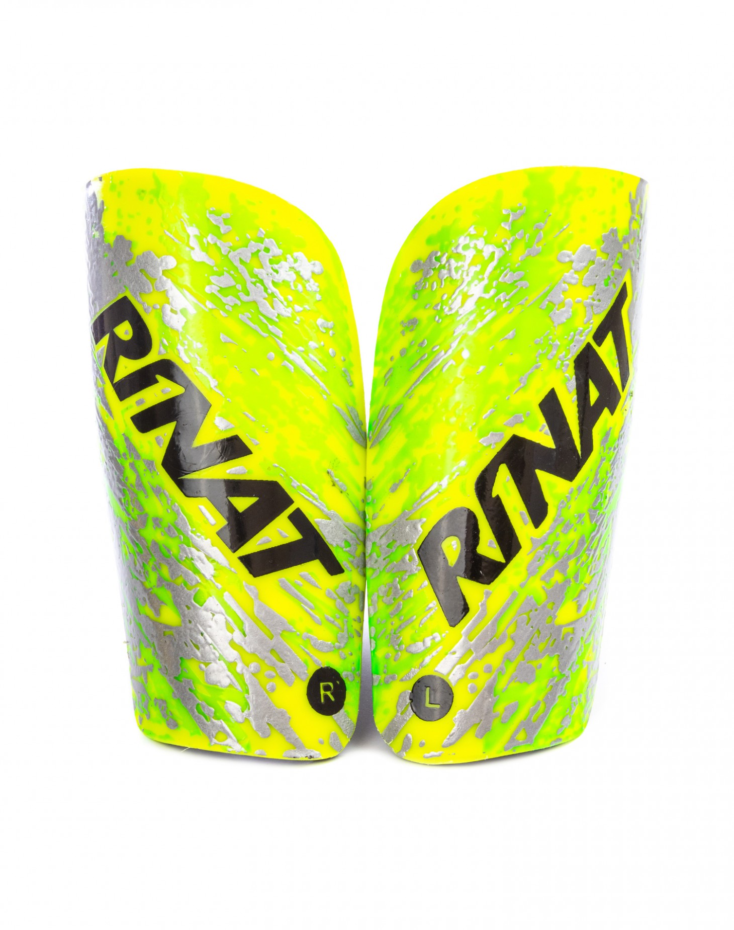 Espinilleras Rinat Stoper Neon/Plata Adulto