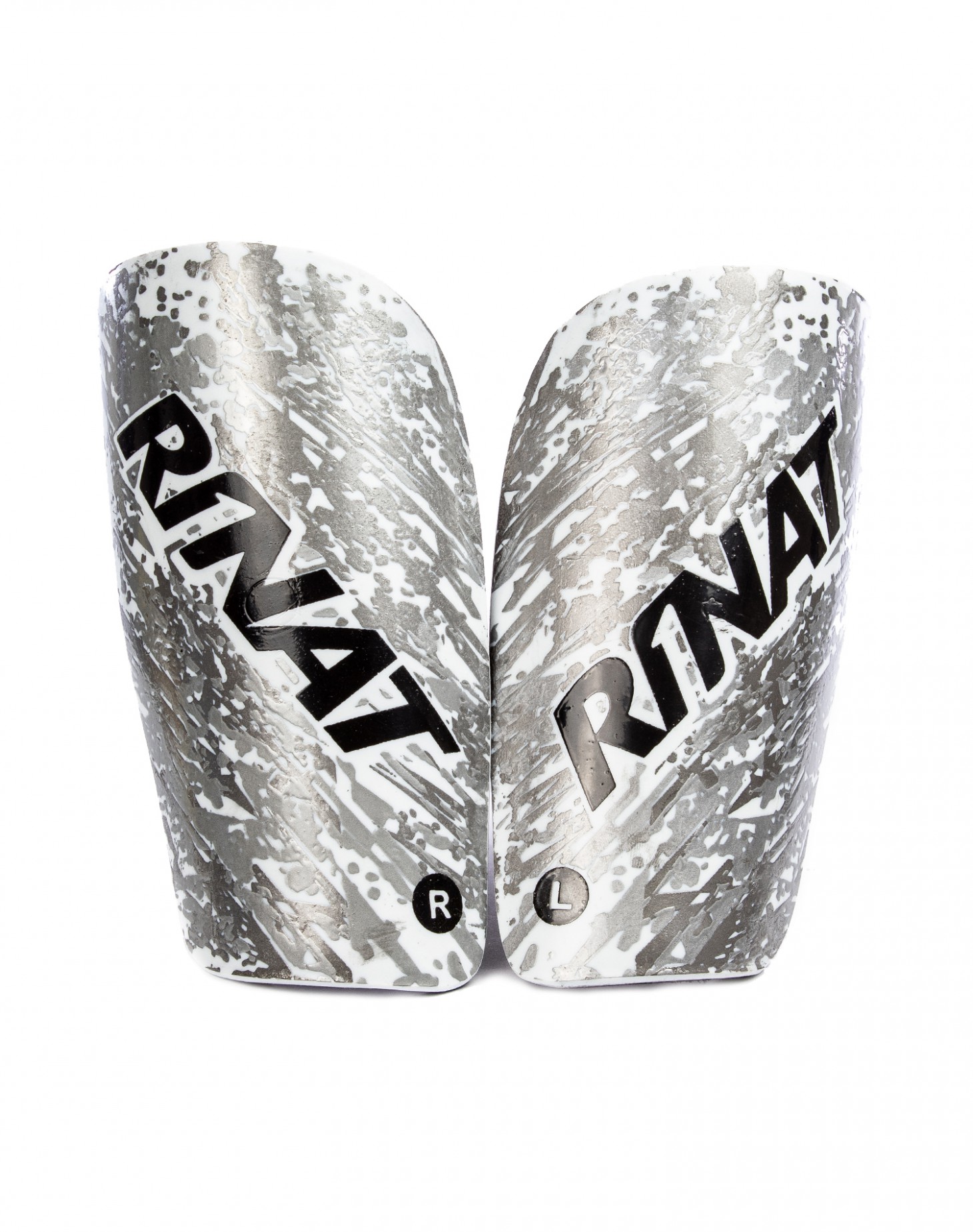 Espinilleras Rinat Stoper Blanco/Plata Adulto
