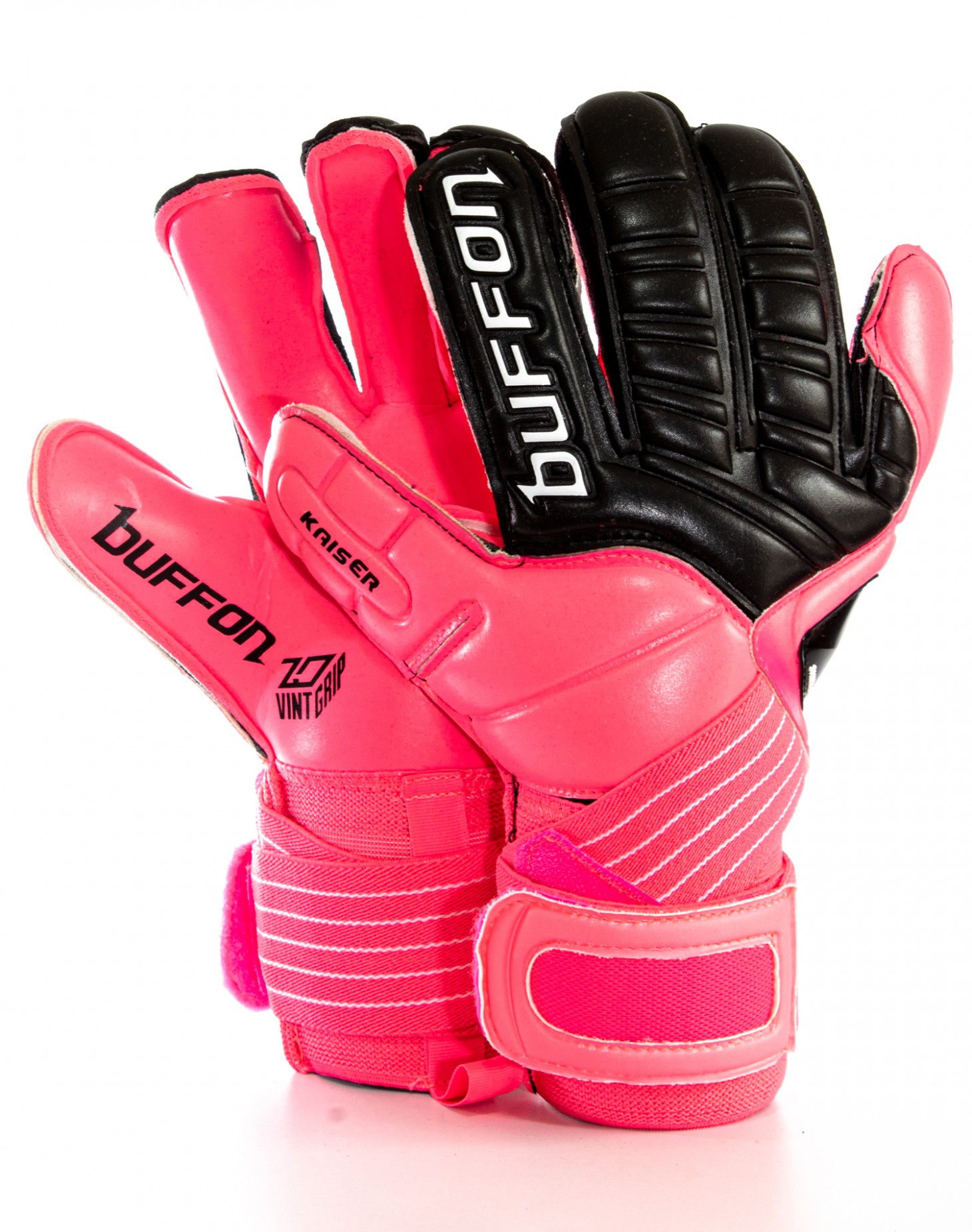 Guantes Buffon Kaiser Negro/Fiusha