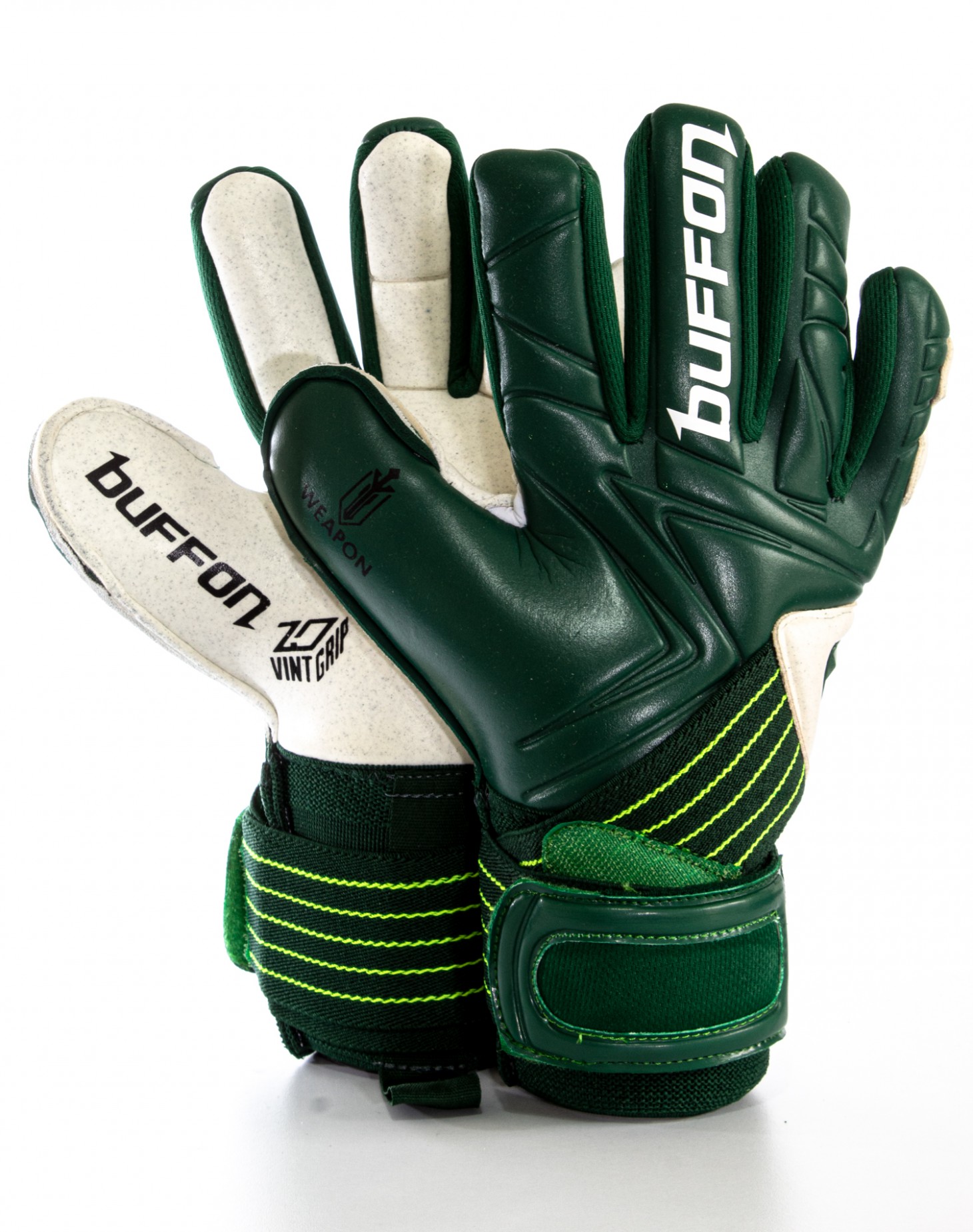 Guantes Buffon Weapon Blanco - Verde