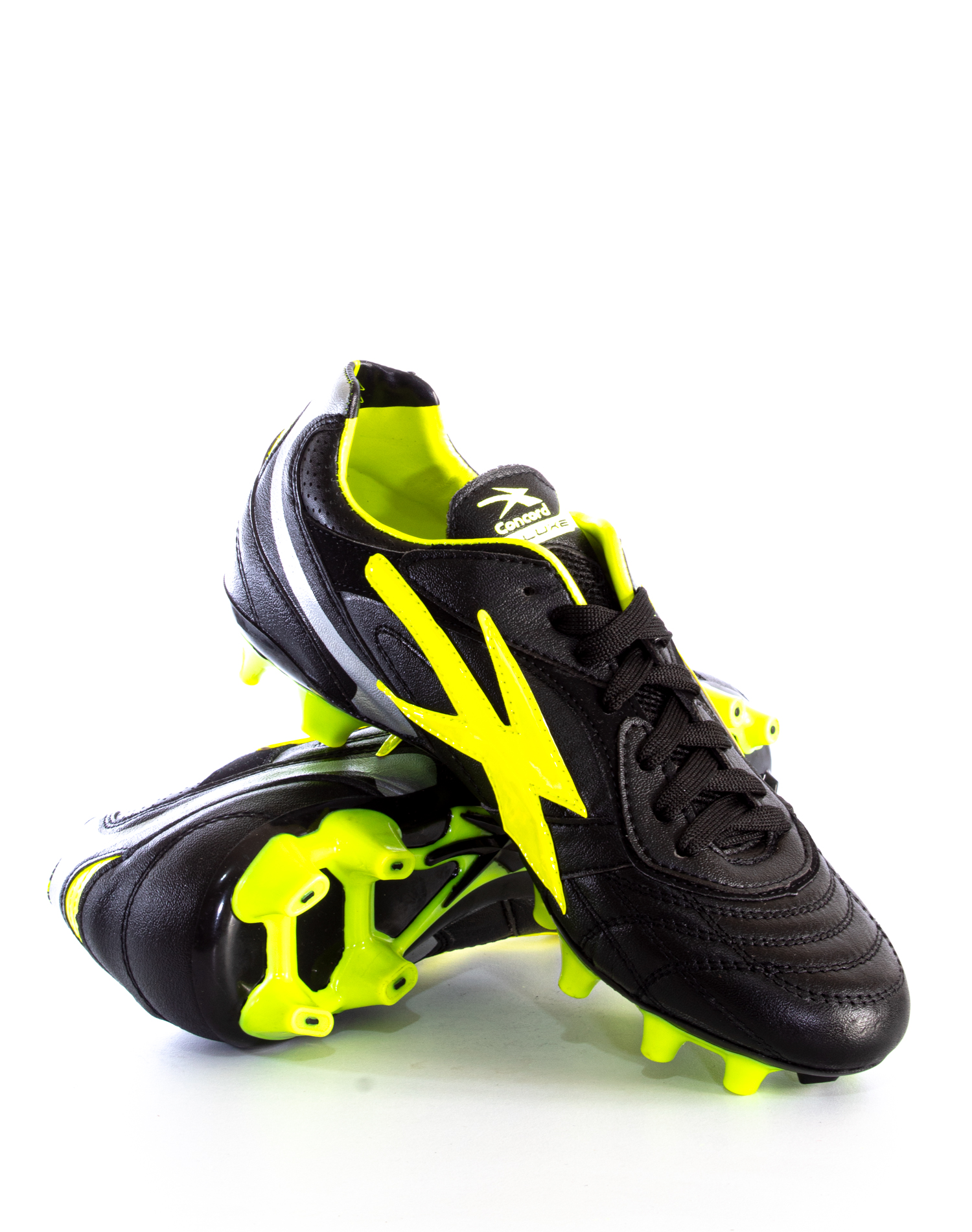 Zapatos de Concord Negro - Neón Mod S201XN - Golero Sport