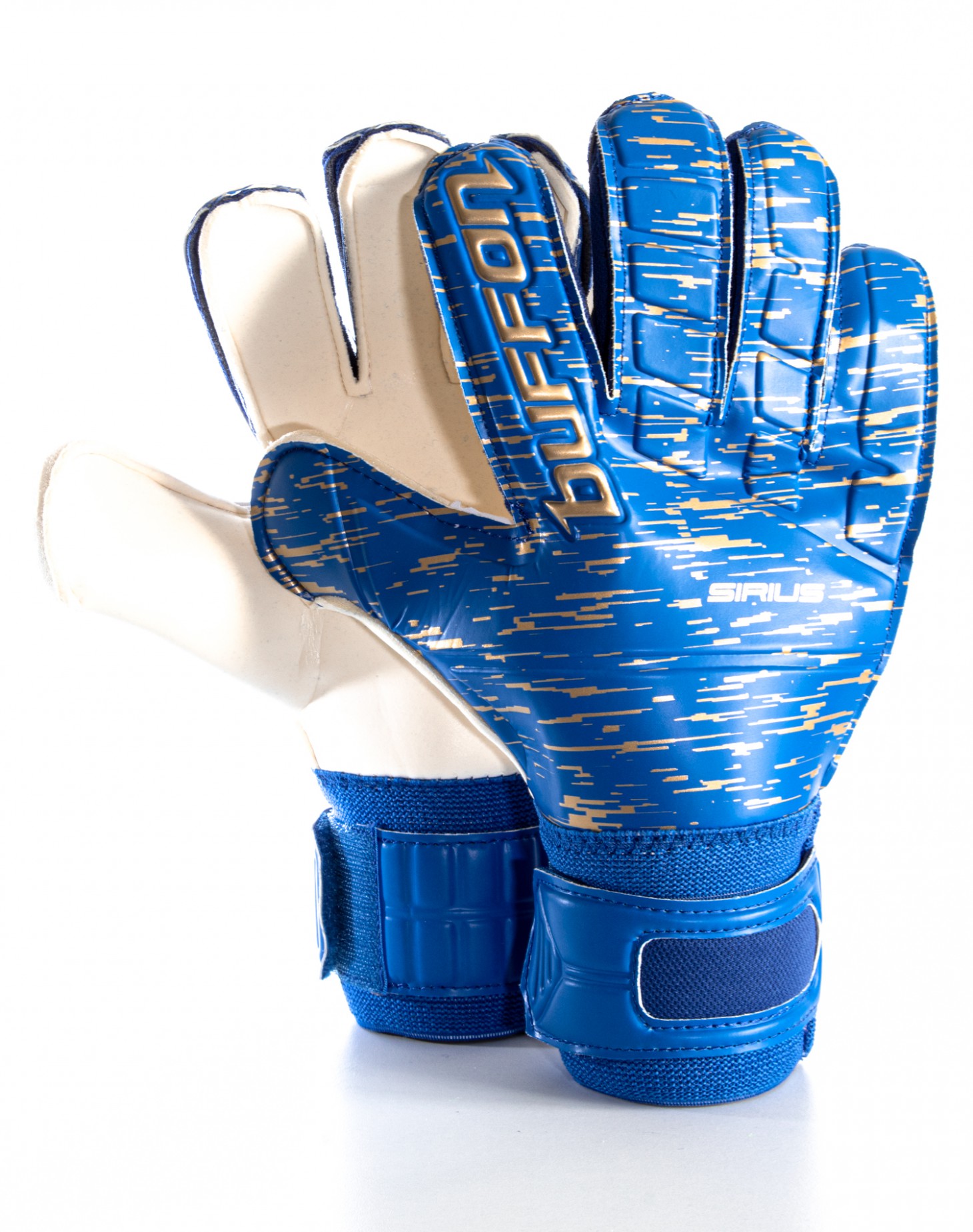 Guantes de Portero Buffon Sirius Basico Azul - Oro