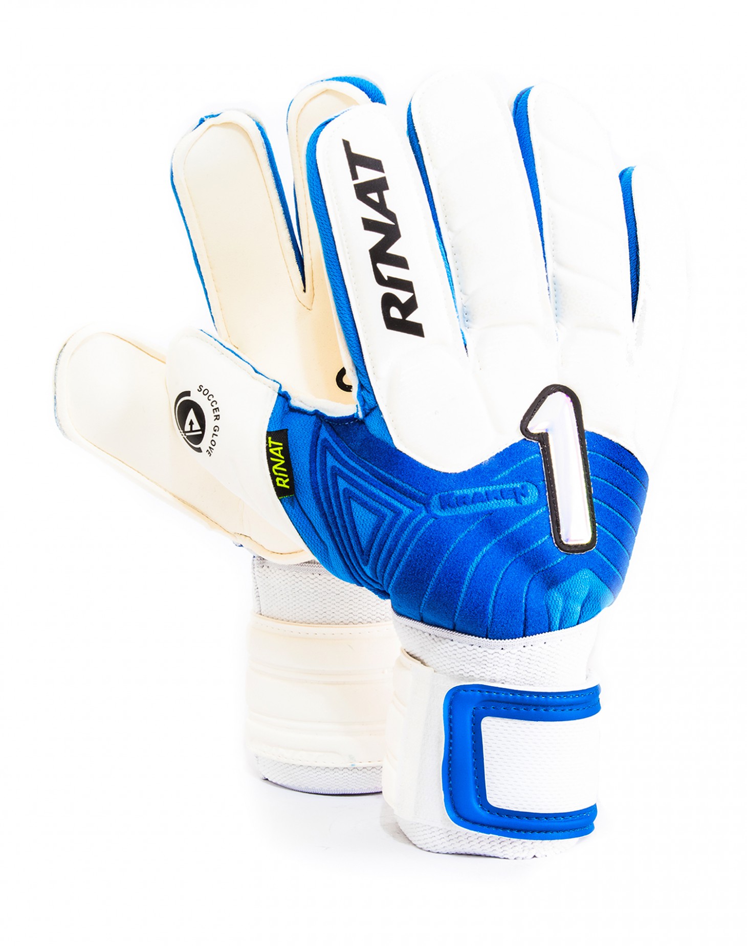 Guantes Rinat Kraken Spekter Infantil Blanco - Azul